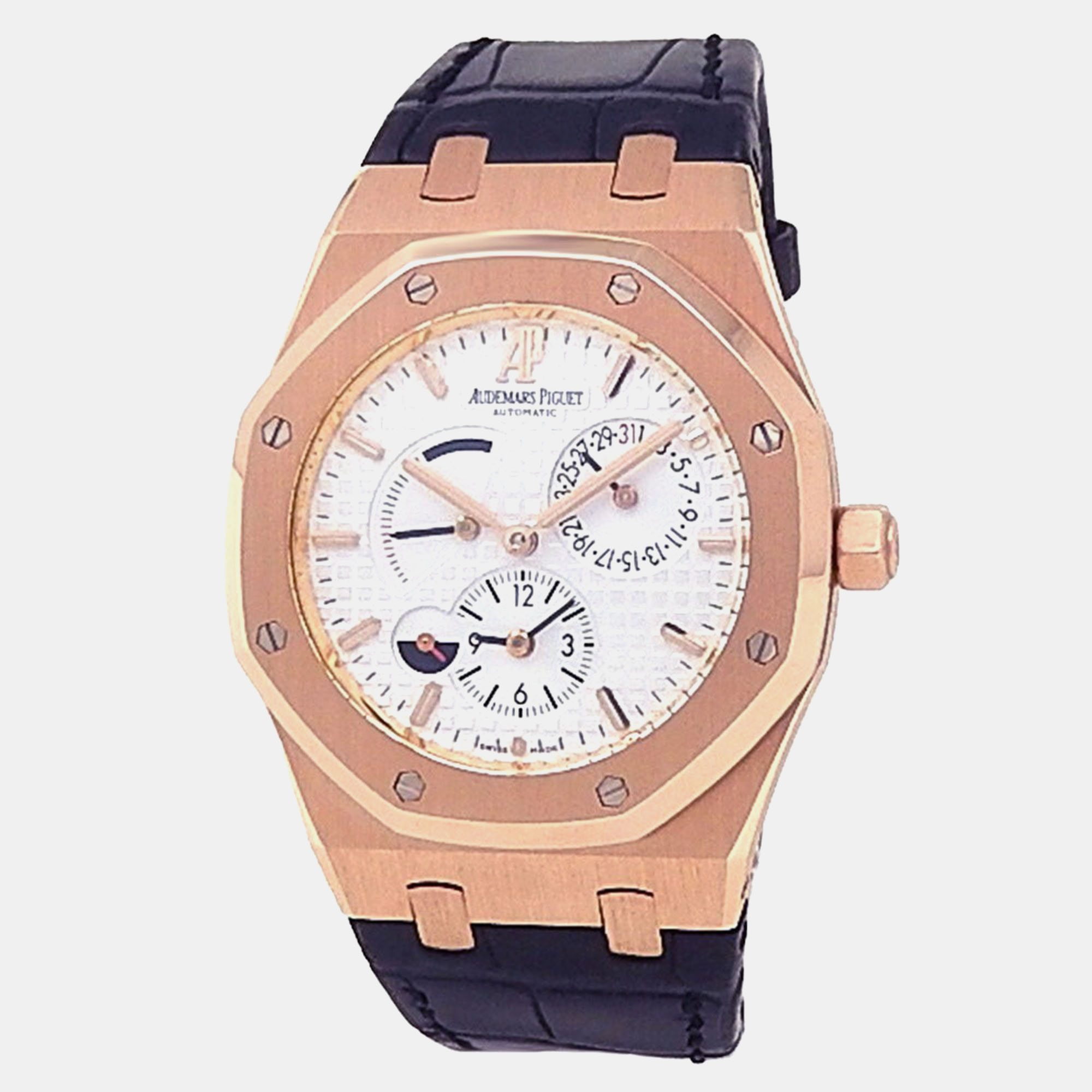 

Audemars Piguet Royal Oak 26120OR.OO.D088CR.01 Automatic Silver 18k Rose Gold Men's Wristwatch 39 mm