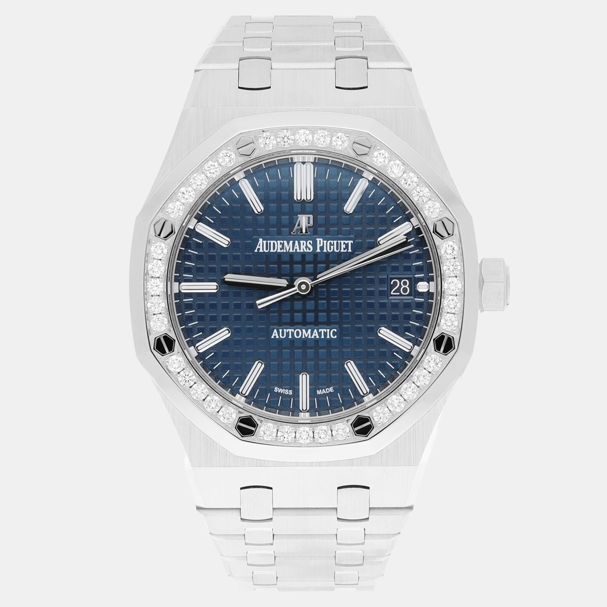 

Audemars Piguet Royal Oak 15451ST.ZZ.1256ST.03 Automatic Blue Stainless Steel Men's Wristwatch 37 mm