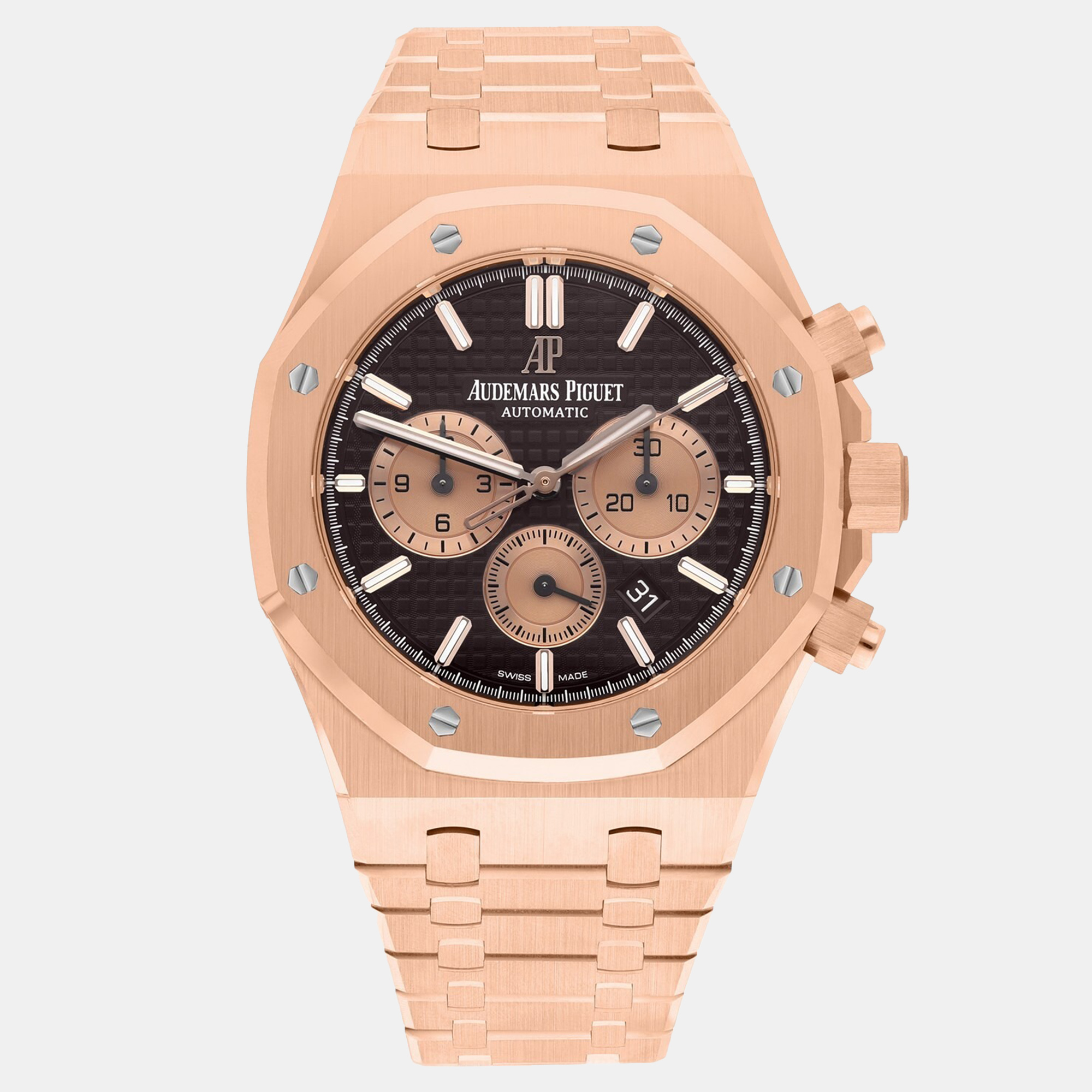 

Audemars Piguet Royal Oak 26331OR.OO.1220OR.02 Automatic Brown 18k Rose Gold Men's Wristwatch 41 mm