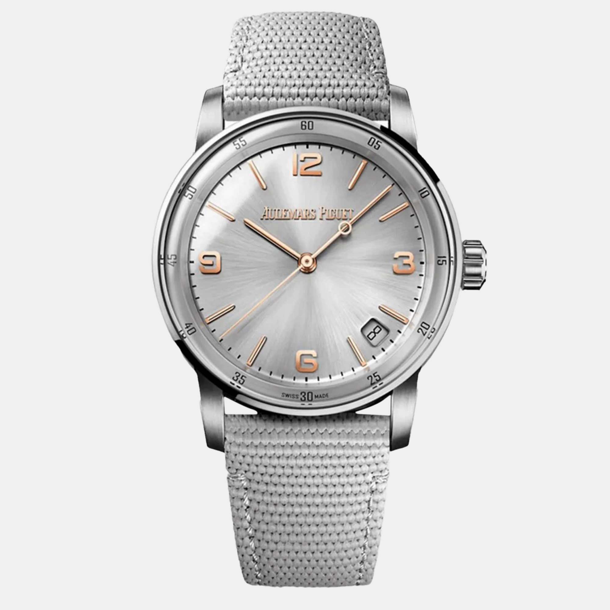 

Audemars Piguet Code 11.59 15210CR Automatic Grey 18K Rose Gold White Gold Men’s Wristwatch 41 mm, Silver