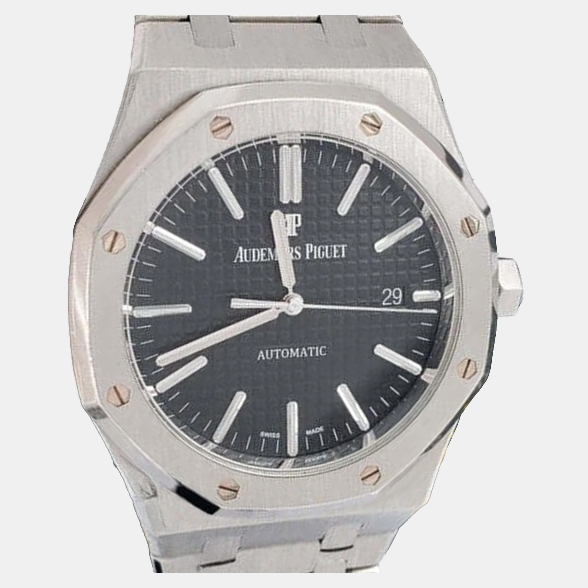 

Audemars Piguet Royal Oak 15400ST.OO.1220ST.01 Automatic Black Stainless Steel Men's Wristwatch 41 mm
