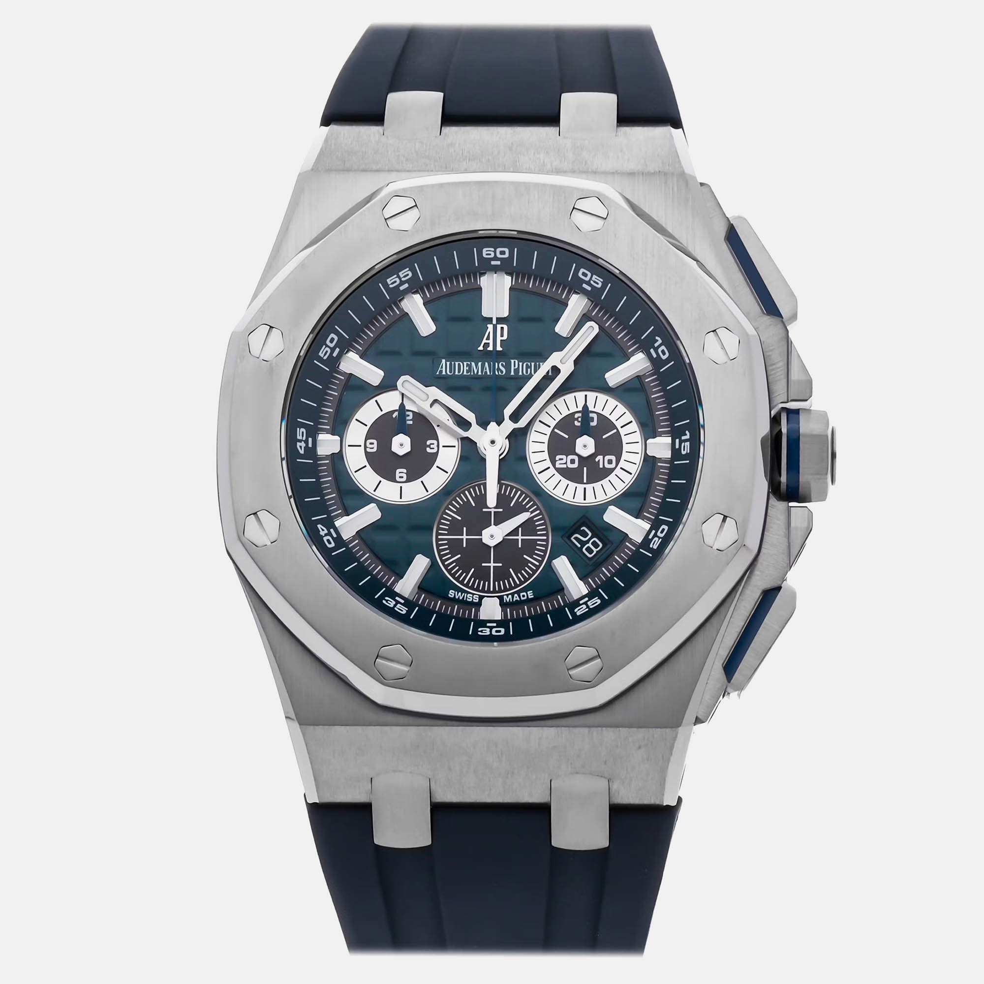 

Pre-Owned Audemars Piguet Royal Oak Offshore Chronograph 26480TI.OO.A027CA.01, Blue