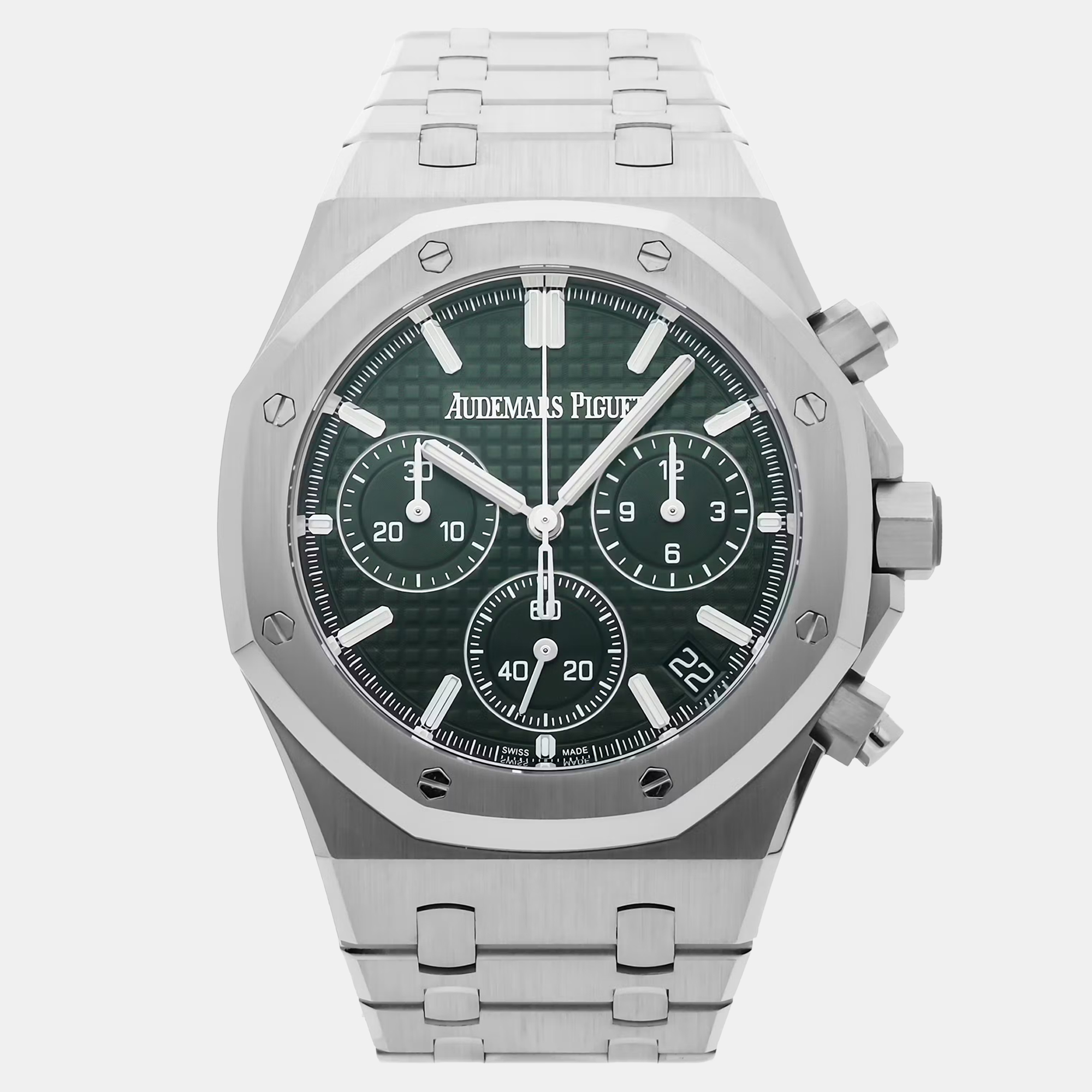 

Pre-Owned Audemars Piguet Royal Oak 26240ST.OO.1320ST.08 Automatic Men's Watch 41 mm, Green