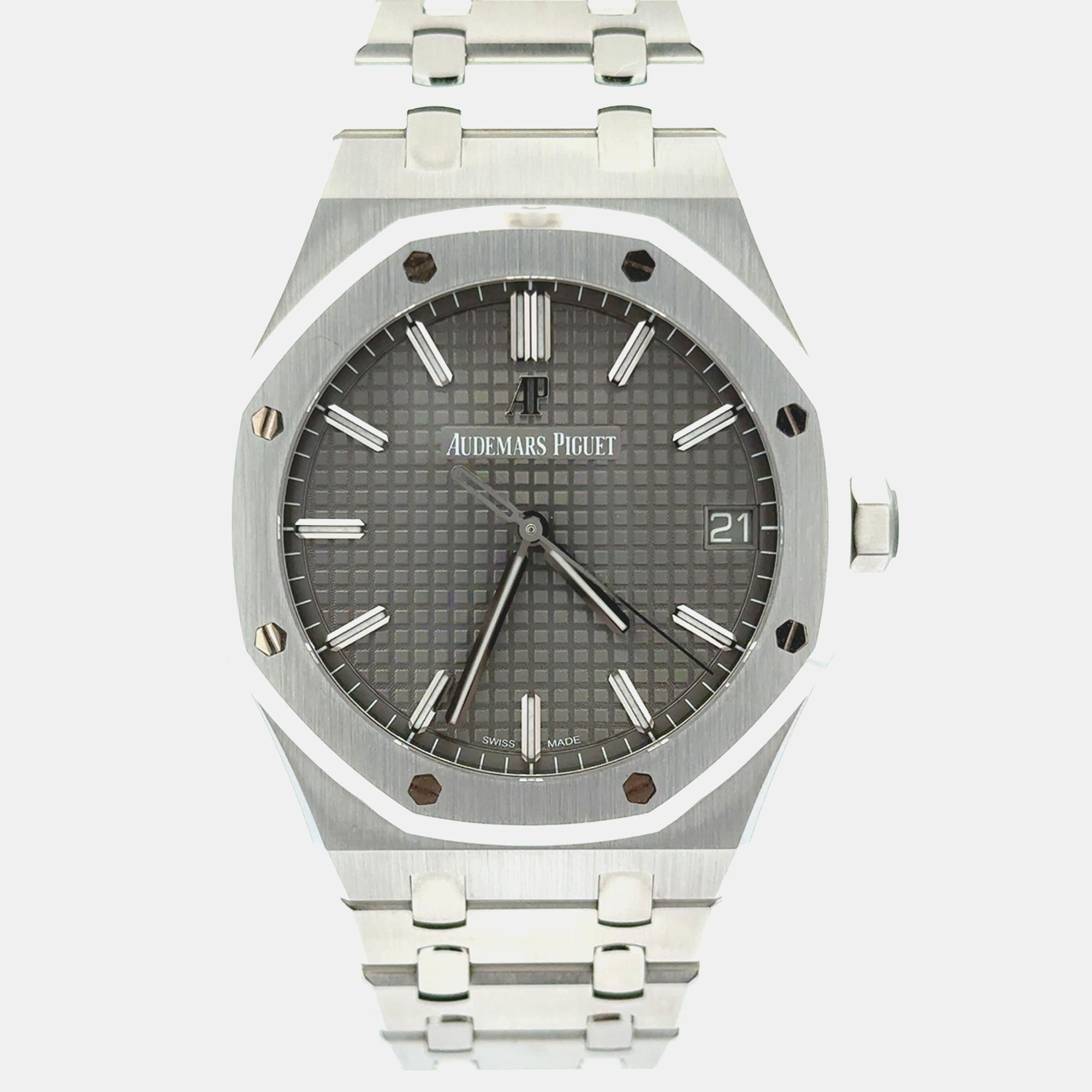 

Audemars Piguet Royal Oak 15500ST.OO.1220ST.02 Automatic Grey Stainless Steel Men’s Wristwatch 41 mm