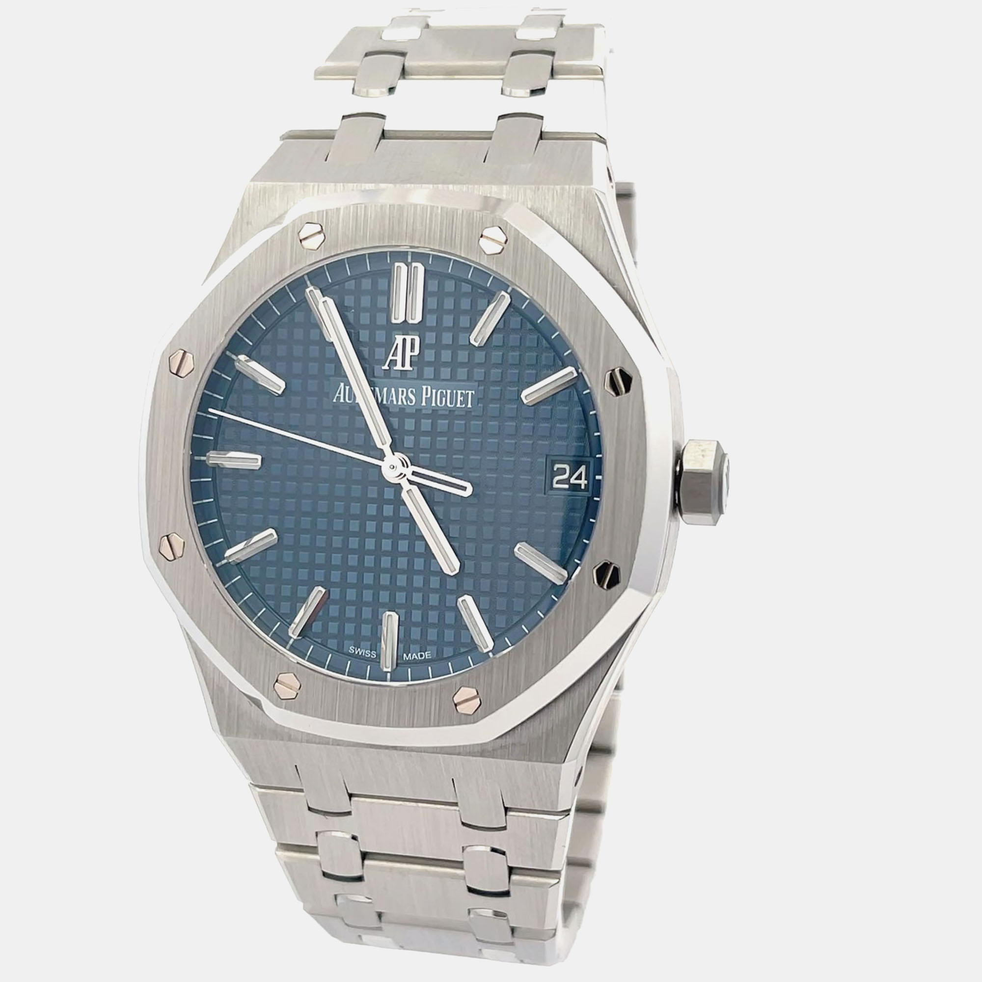 

Audemars Piguet Royal Oak 15500ST.OO.1220ST.01 Automatic Blue Stainless Steel Men’s Wristwatch 41 mm