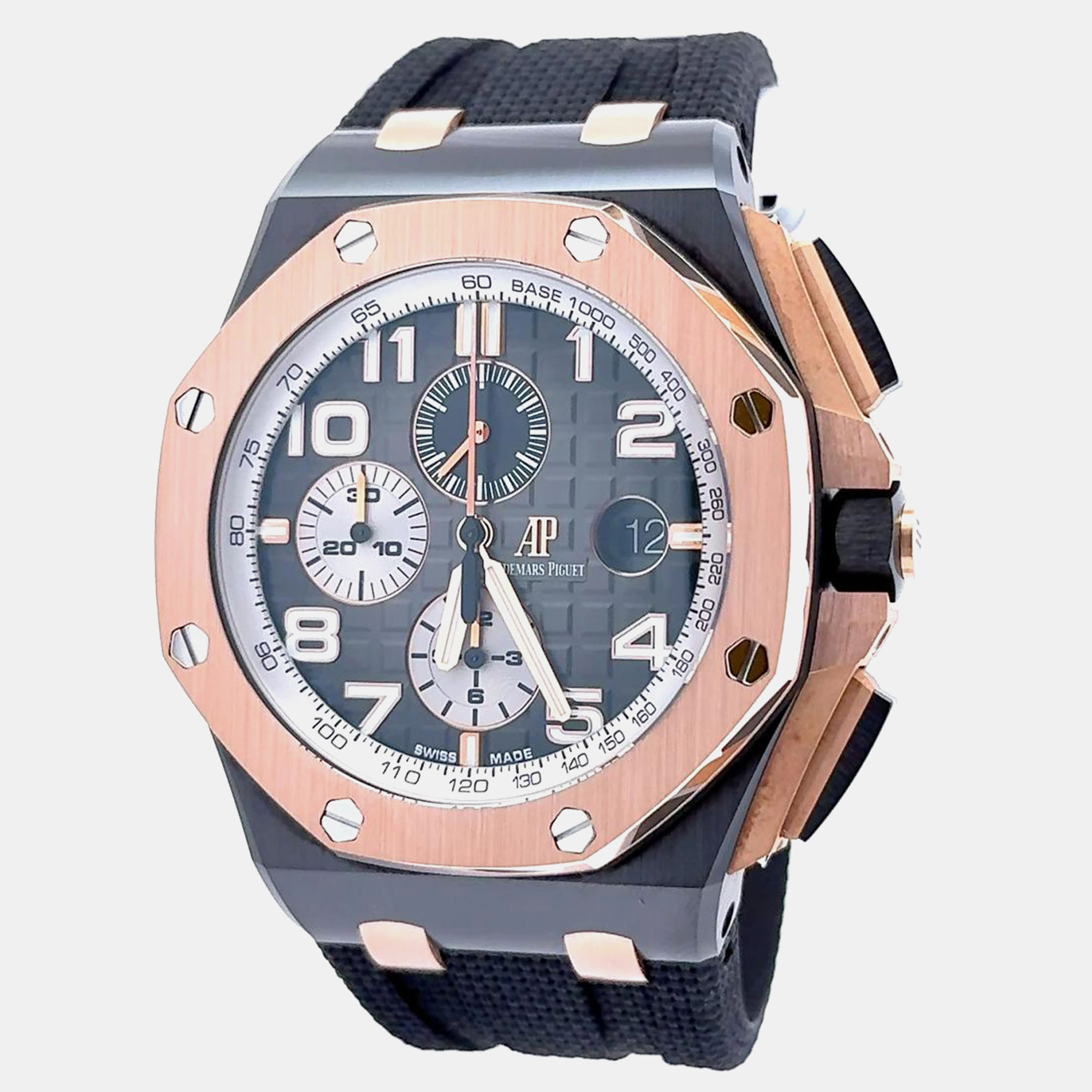 

Audemars Piguet Royal Oak Offshore 26405NR.OO.A002CA.01 Automatic Brown 18K Rose Gold Ceramic Men’s Wristwatch 44 mm