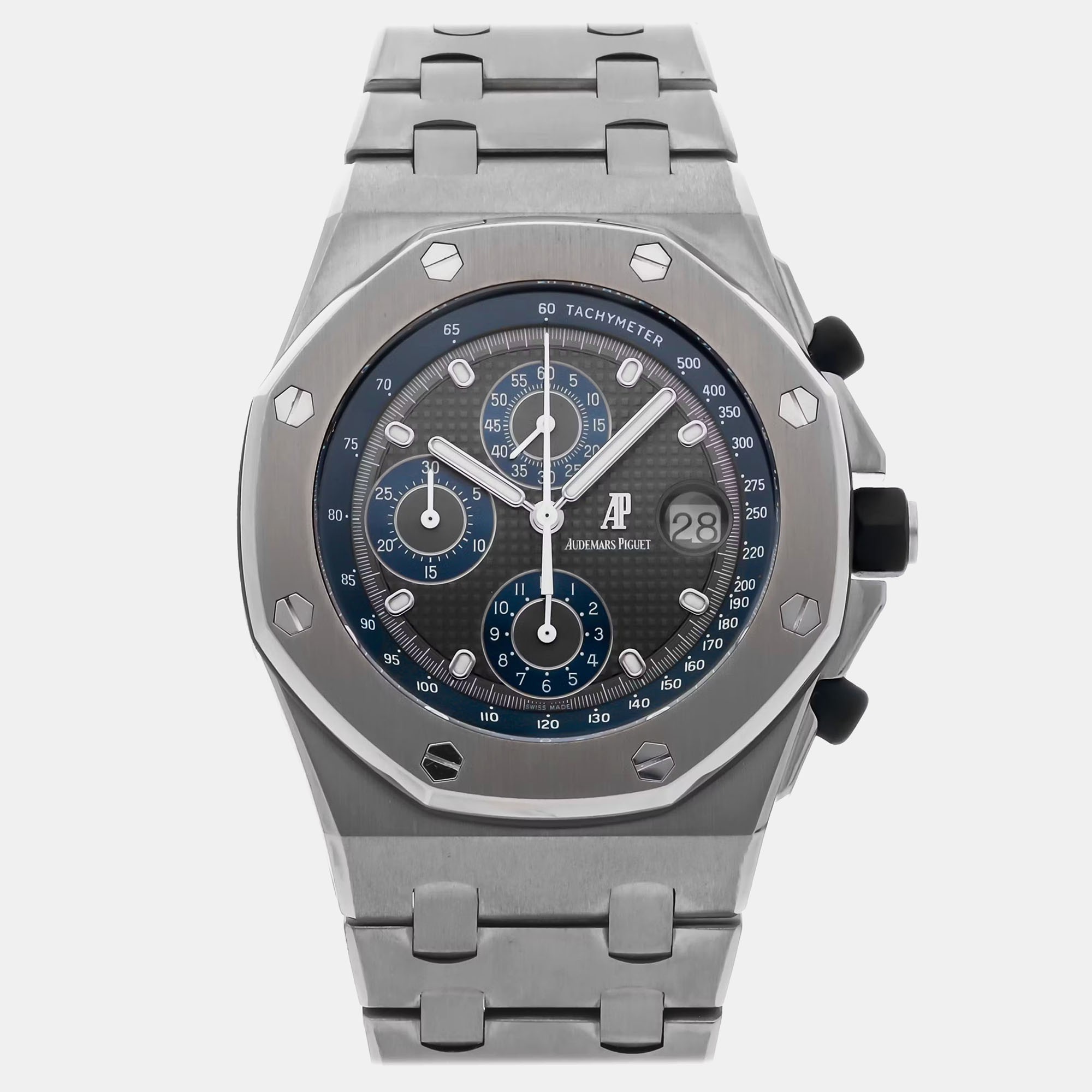 

Pre-Owned Audemars Piguet Royal Oak Offshore 25721TI.OO.1000TI.01 Grey Automatic Titanium Men's Wristwatch 42 mm