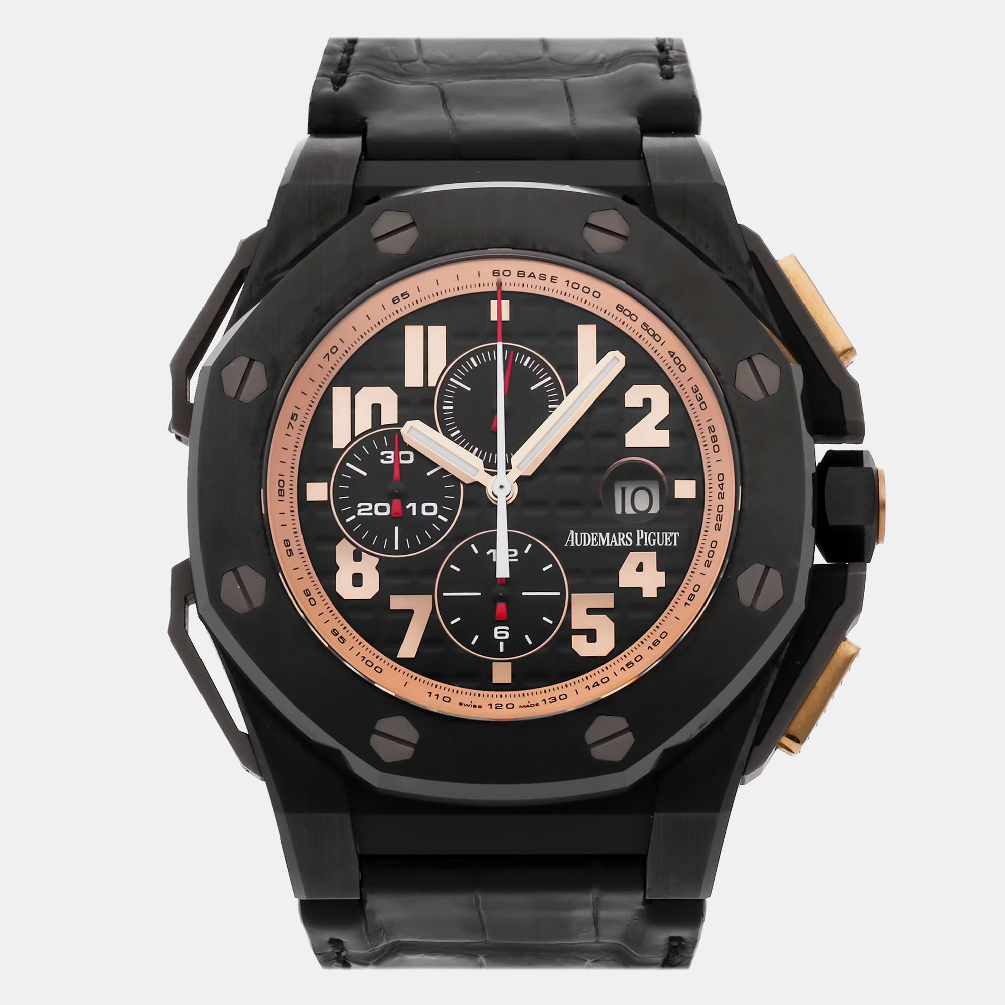 

Pre-Owned Audemars Piguet Royal Oak Offshore Arnold Schwarzenegger The Legacy Chronograph 26378IO.OO.A001KE.01, Black