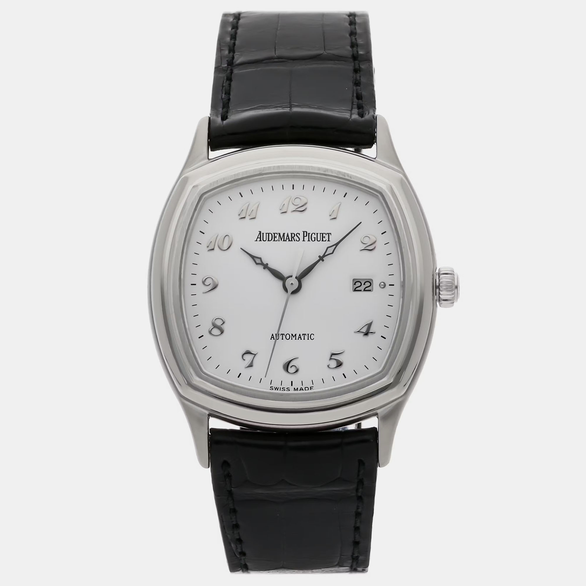 

Pre-Owned Audemars Piguet John Schaeffer 15010BC.OO.A002XX.01 Automatic 34 mm, White