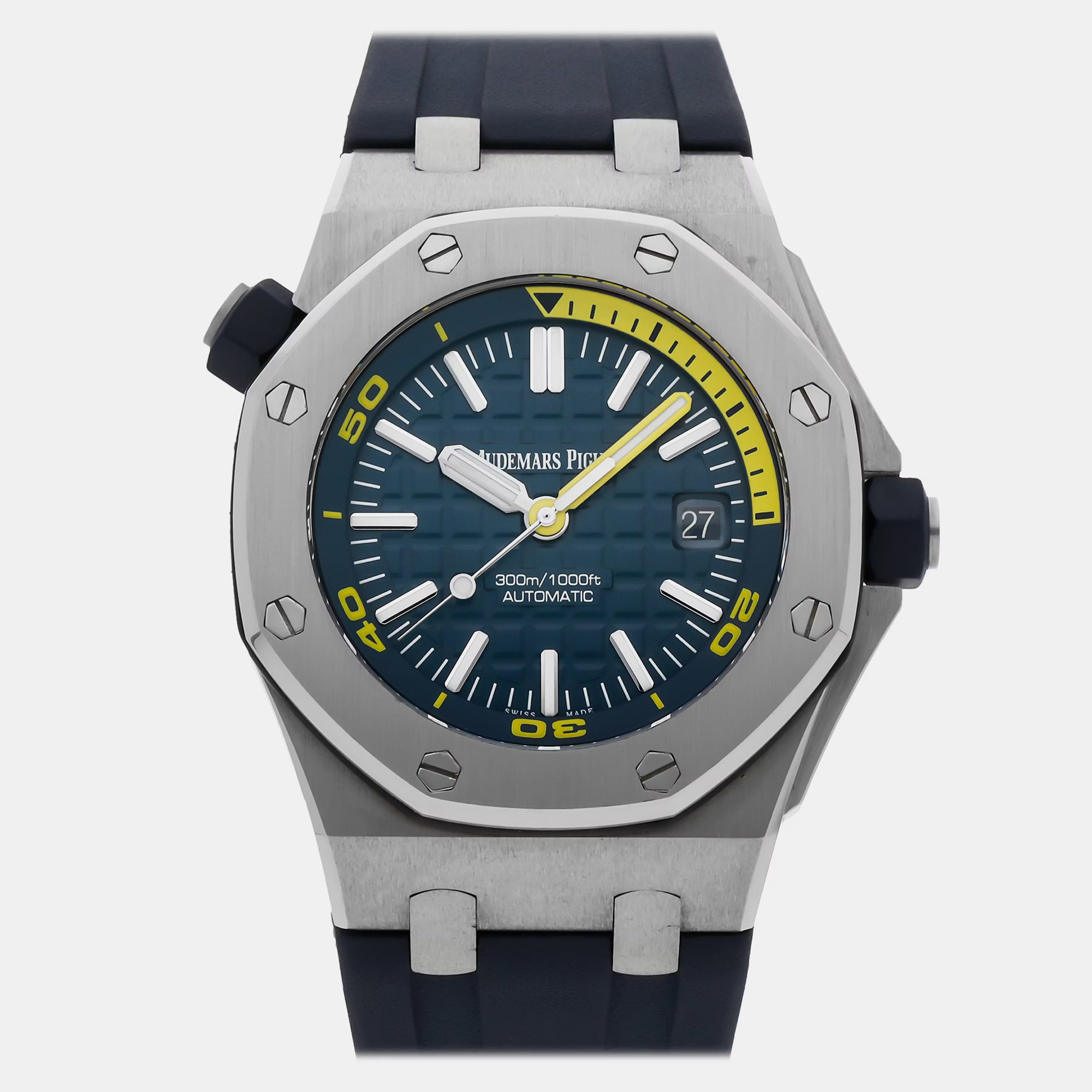 

Pre-Owned Audemars Piguet Royal Oak Offshore Diver 15710ST.OO.A027CA.01, Blue