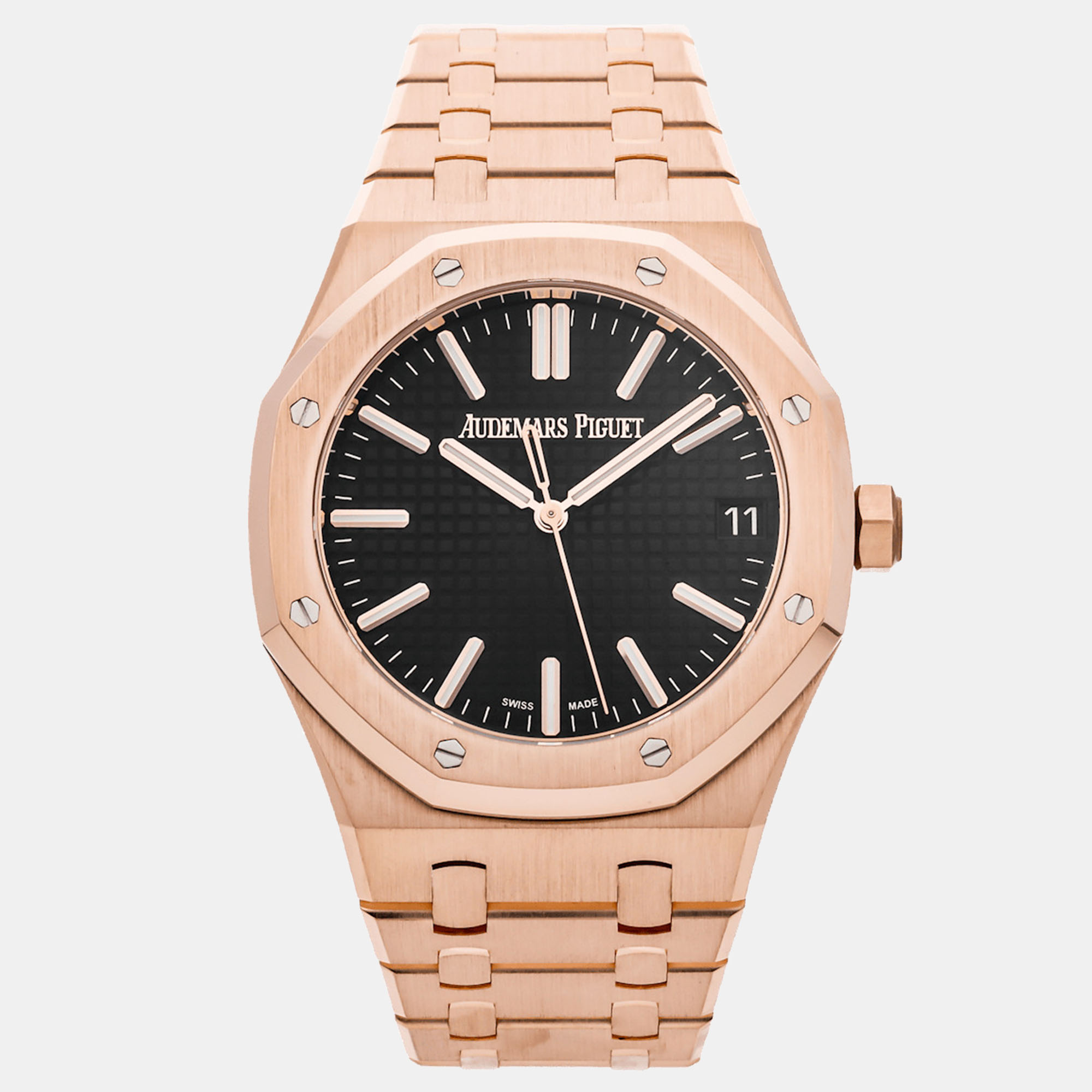 

Audemars Piguet Royal Oak 15510OR.OO.1320OR.04 Black Automatic 18K Rose Gold Men Wristwatch