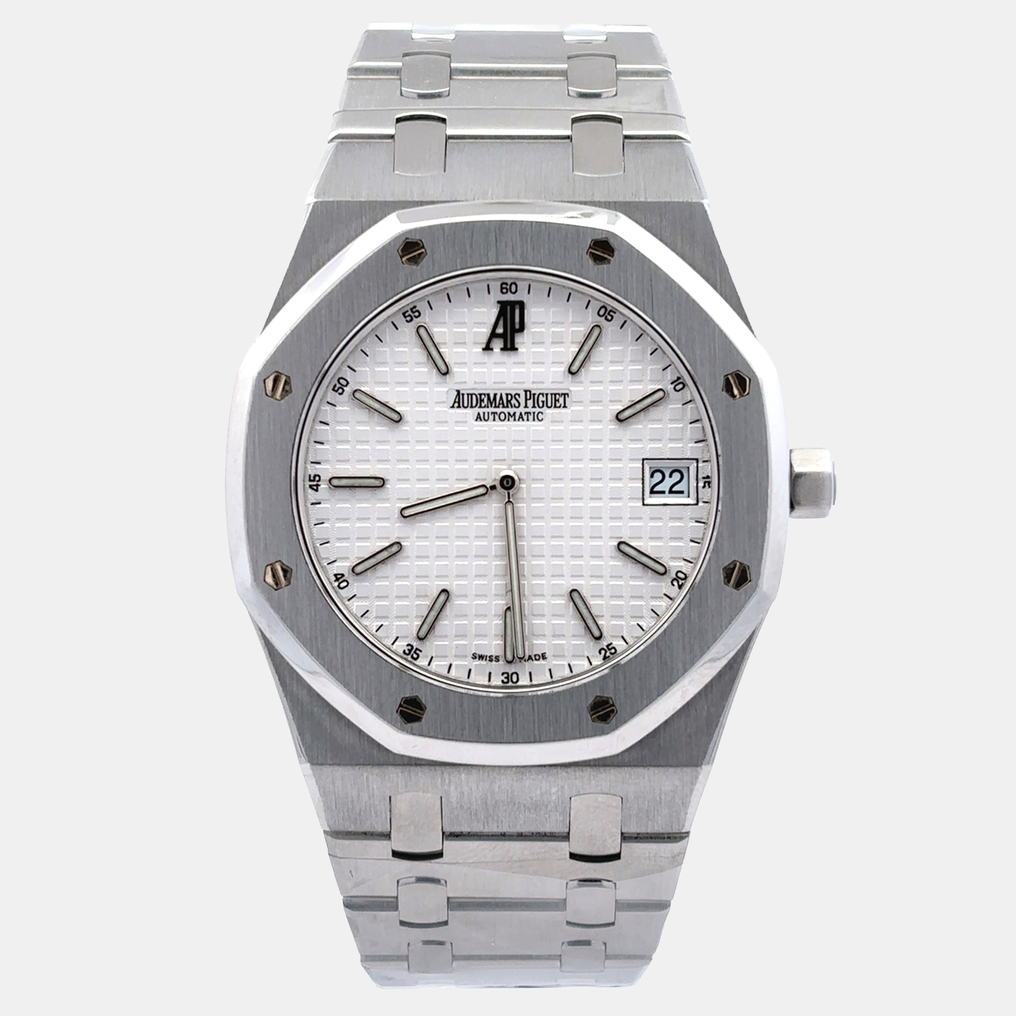 Audemars Piguet Royal Oak Jumbo 15202ST.OO.0944ST.01 White Stainless Steel Automatic Men's Wristwatch 39mm