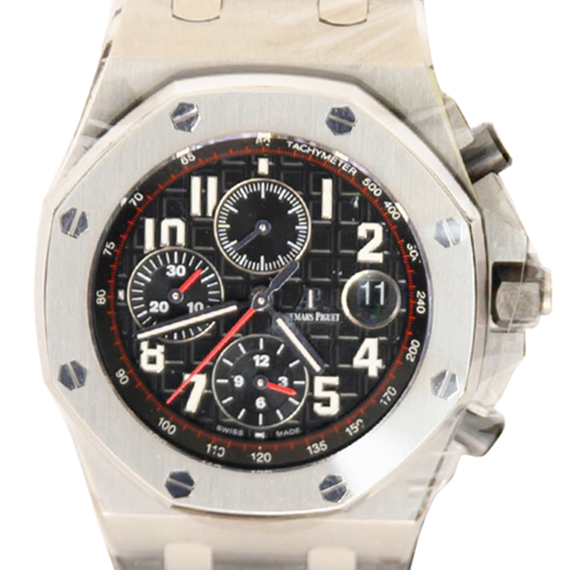

Audemars Piguet Black Stainless Steel Royal Oak Offshore Chronograph Men's Wristwatch