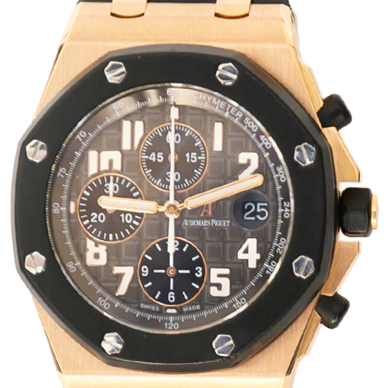 

Audemars Piguet Black Ceramic & Rose Gold Royal Oak Offshore Chronograph Men's Watch
