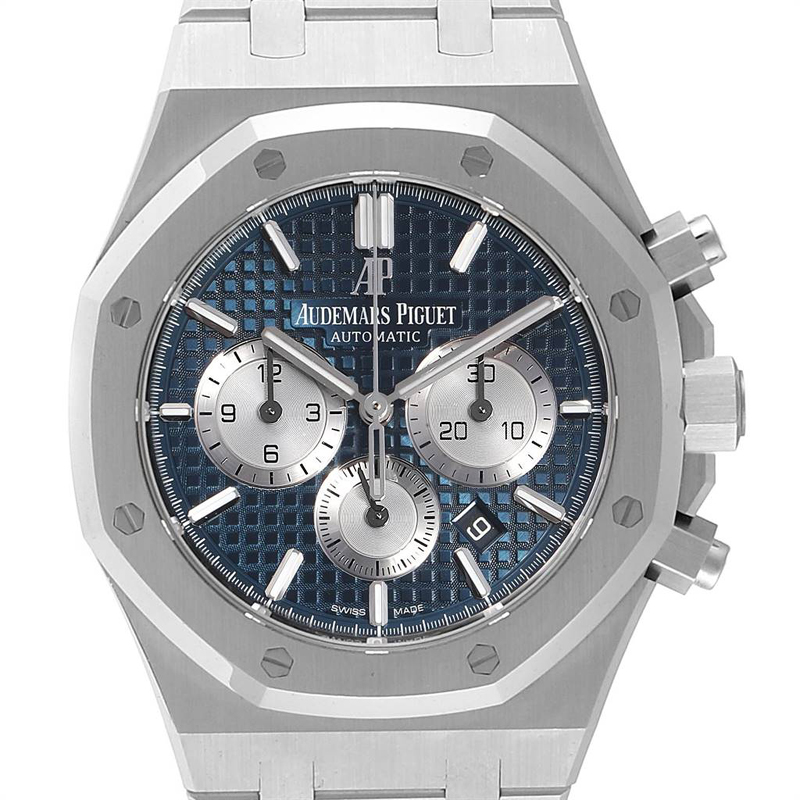 

Audemars Piguet Blue Stainless Steel Royal Oak Chronograph