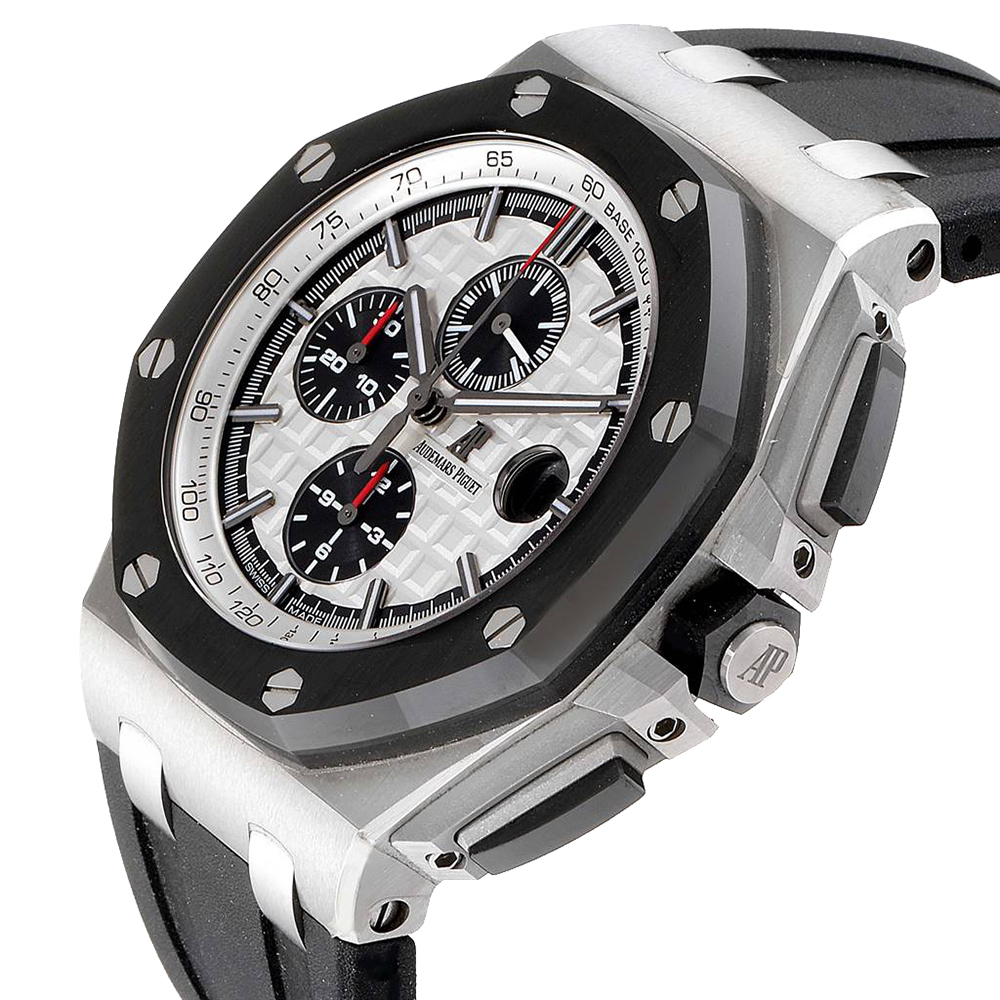 

Audemars Piguet Silver Stainless Steel Royal Oak Offshore Chronograph