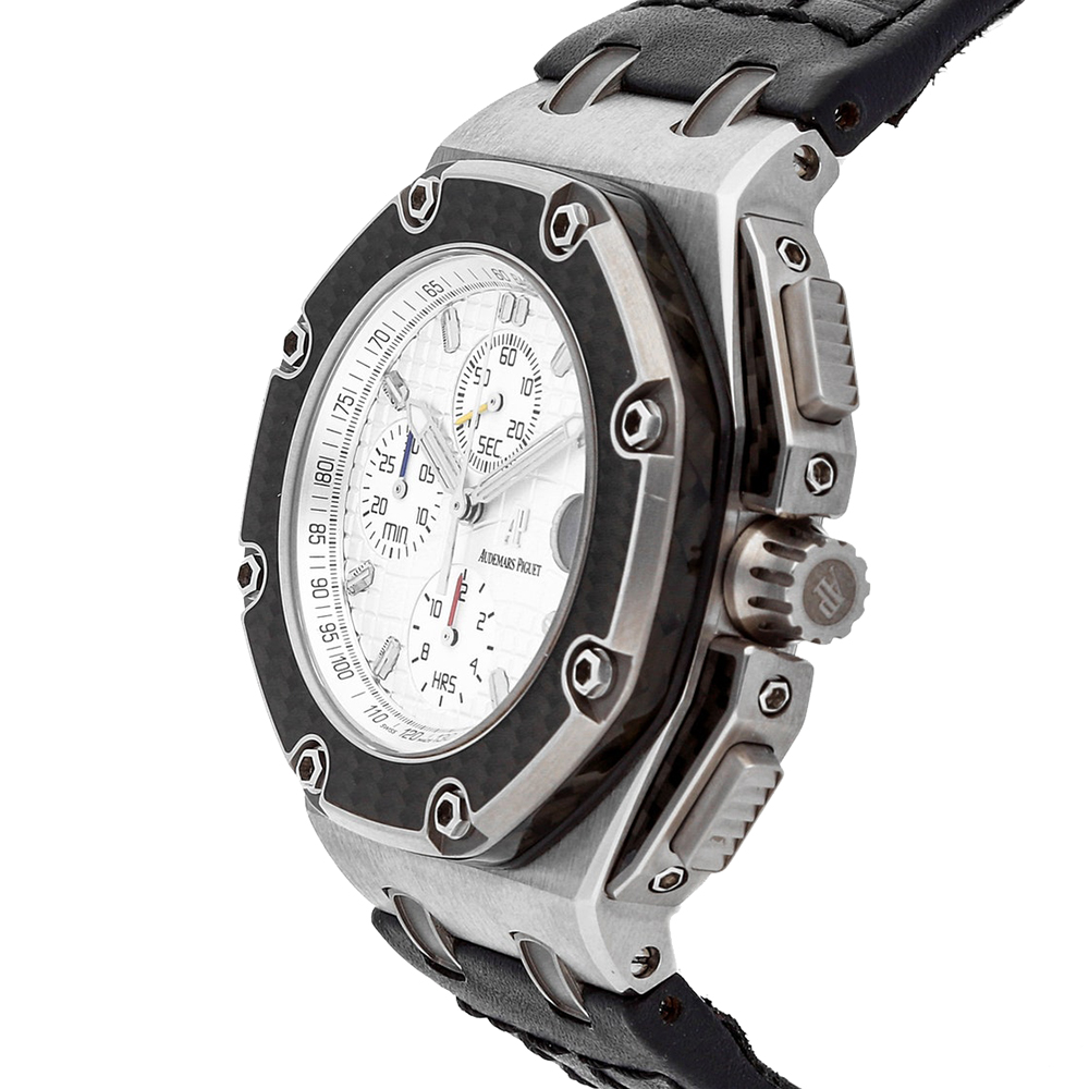 

Audemars Piguet Silver Titanium Royal Oak Offshore Juan Pablo Montoya Limited Edition