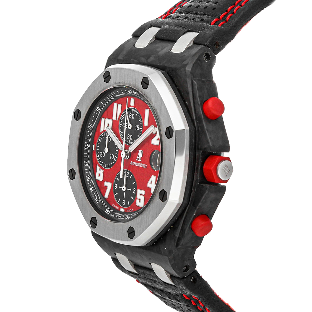 

Audemars Piguet Red Carbon Stainless Steel Royal Oak Offshore Singapore Grand Prix F1 Limited Edition
