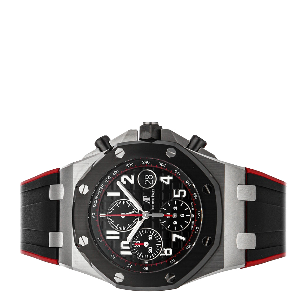 

Audemars Piguet Black Stainless Steel Royal Oak Offshore Chronograph