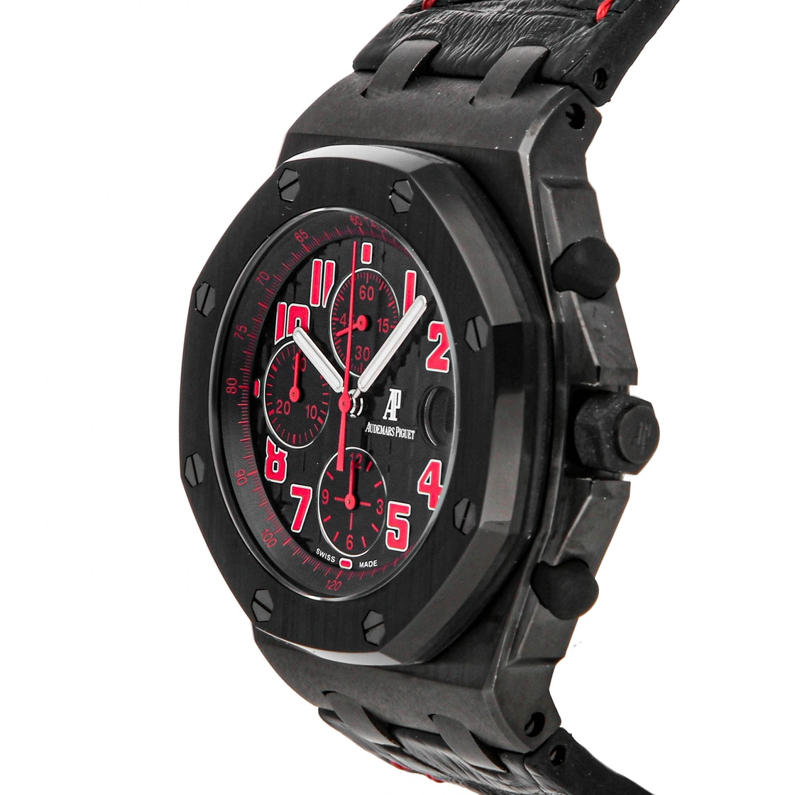 

Audemars Piguet Black/Red Stainless Steel Royal Oak Offshore "Las Vegas Strip" Limited Edition