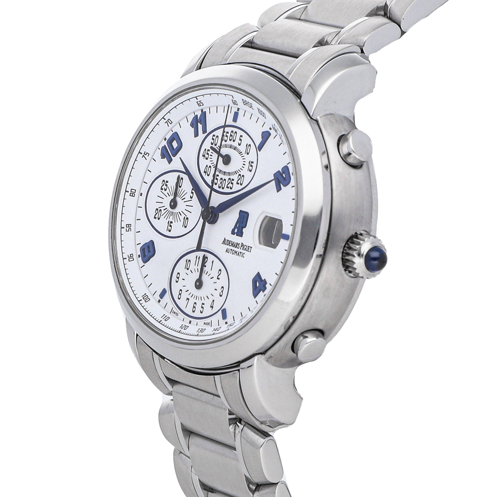 

Audemars Piguet Silver Stainless Steel Millenary Chronograph