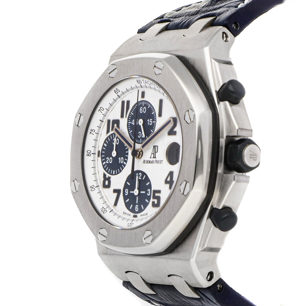 

Audemars Piguet Silver Stainless Steel Royal Oak Offshore Chronograph