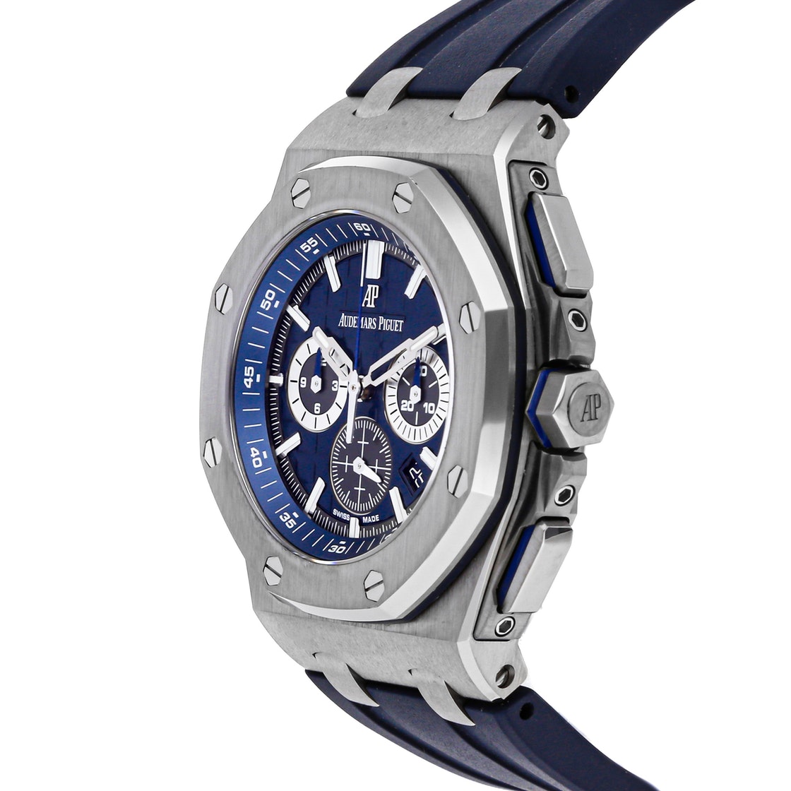 

Audemars Piguet Blue Titanium Royal Oak Offshore Chronograph 26480TI.OO.A027CA.01 Men's Wristwatch 42 MM