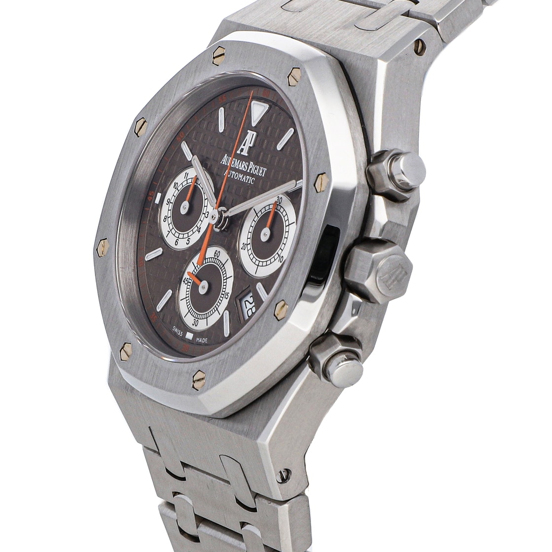 

Audemars Piguet Brown Stainless Steel Royal Oak Chronograph 26300ST.OO.1110ST.08 Men's Wristwatch 39 MM