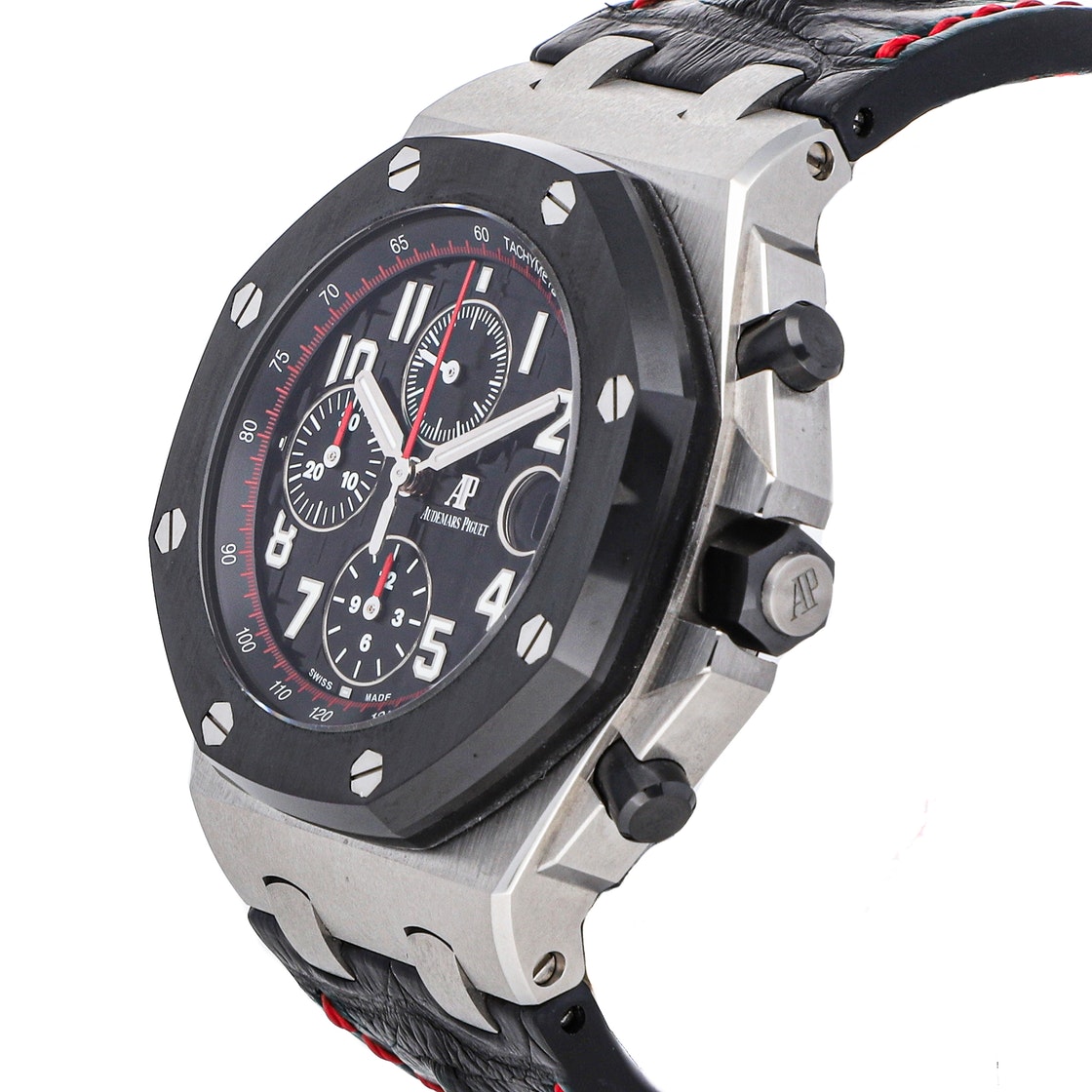 

Audemars Piguet Black Stainless Steel Royal Oak Offshore Chronograph 26470SO.OO.A002CA.01 Men's Wristwatch 42 MM