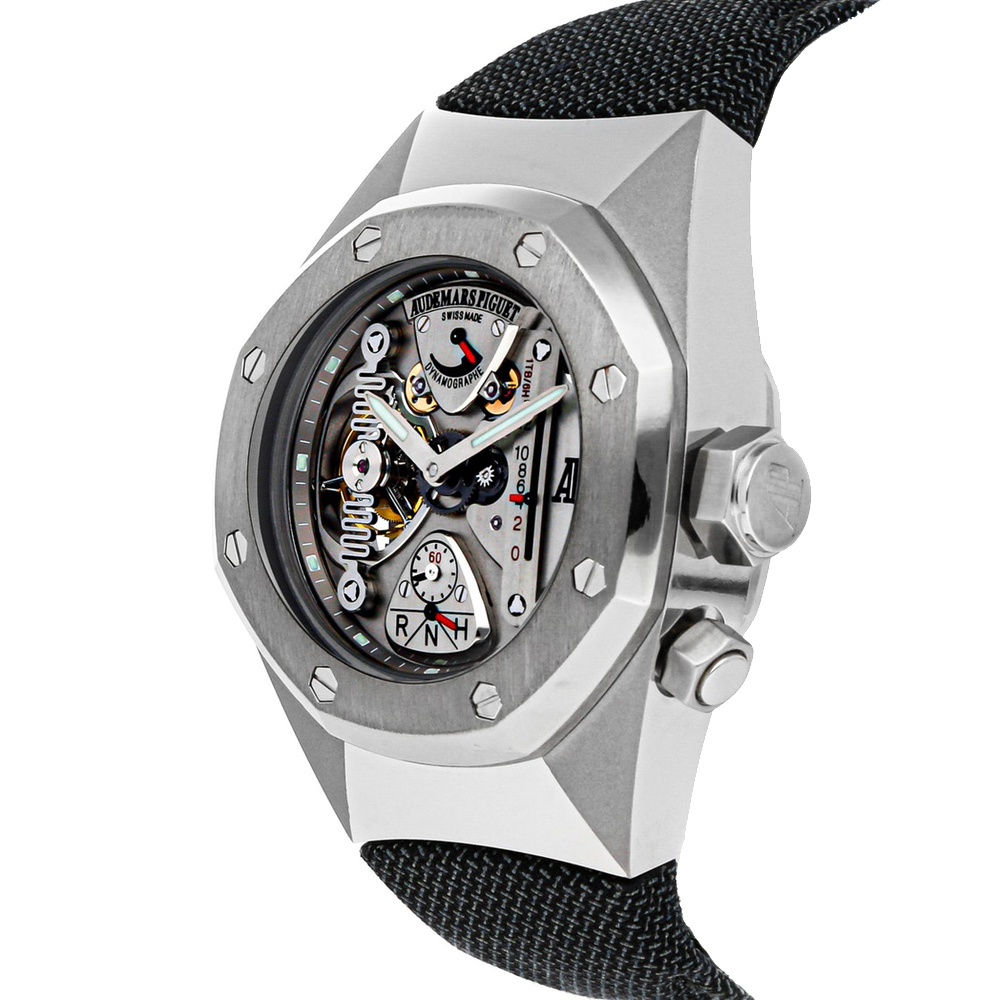 

Audemars Piguet Black titanium Alacrite Concept Watch 1 Royal Oak Tourbillon 25980AI.OO.D003SU.01 Men's Wristwatch 44 MM