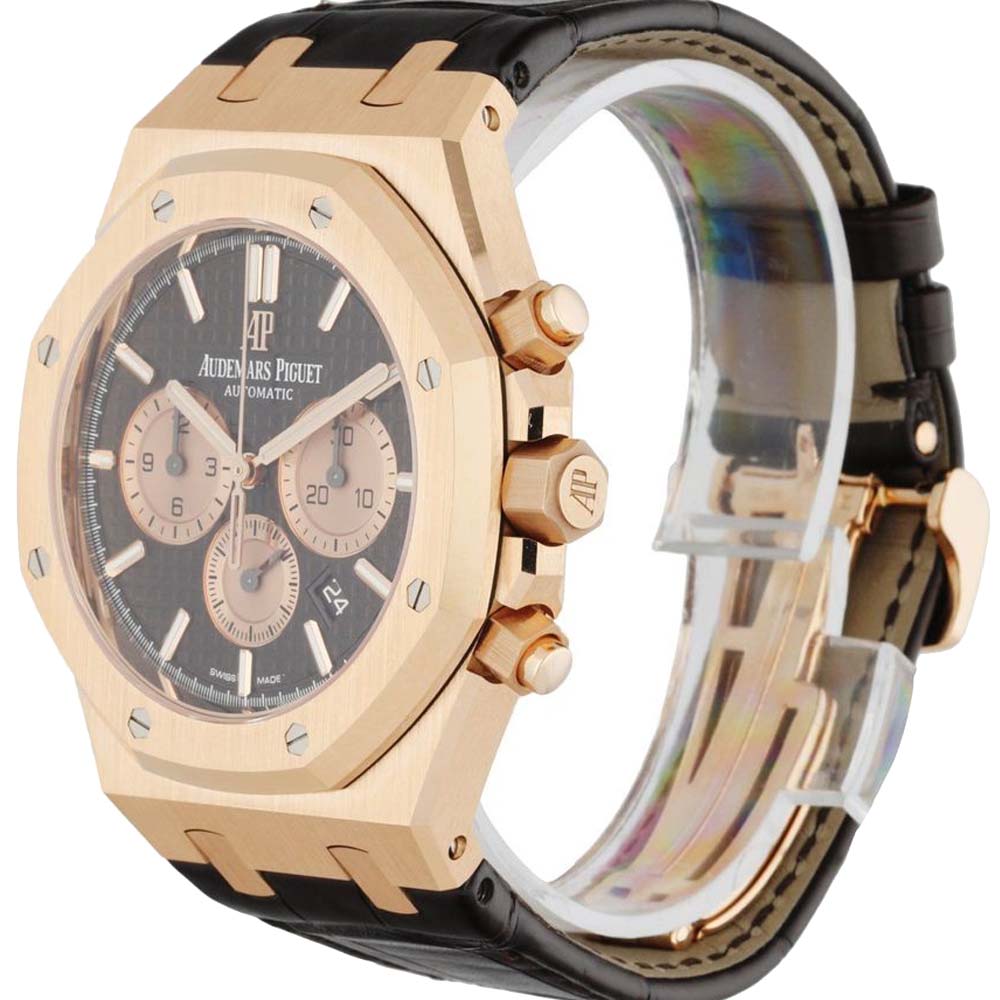 

Audemars Piguet Brown 18K Rose Gold Royal Oak 26331OR Men's Wristwatch 41 MM