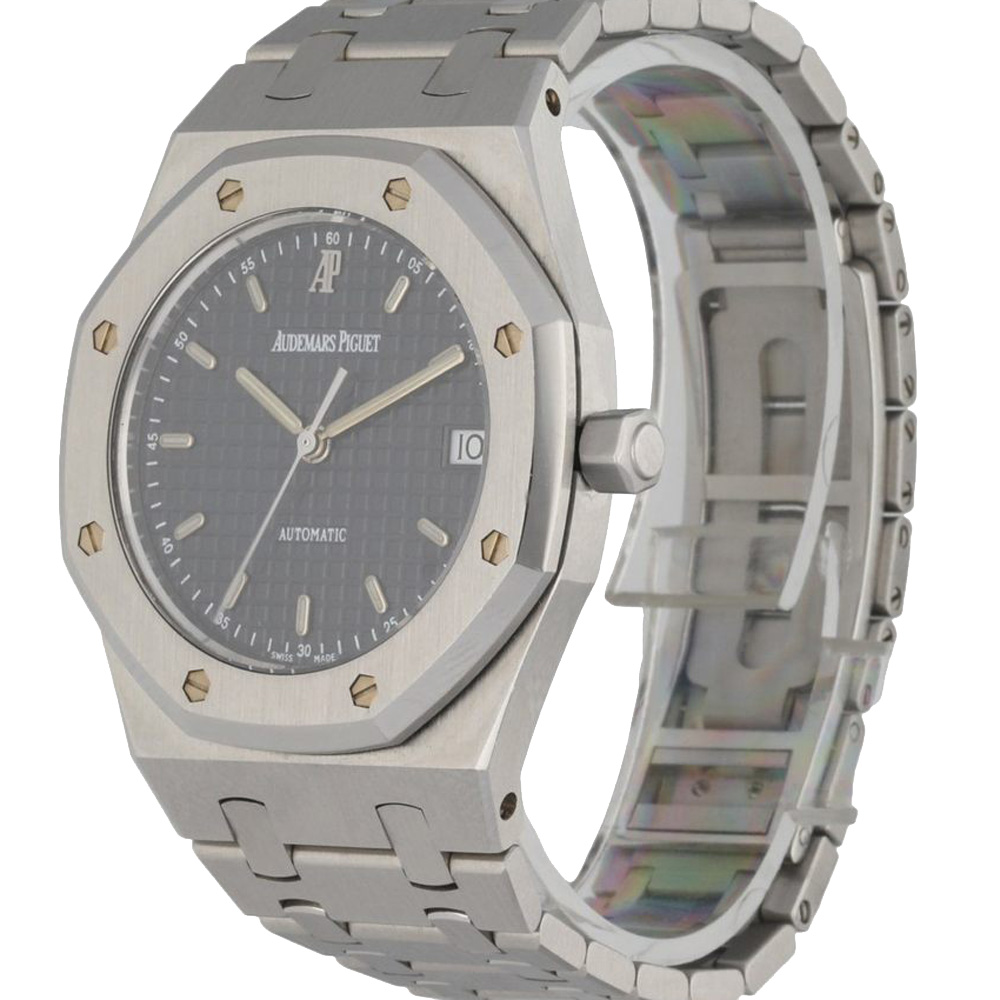 

Audemars Piguet Black Stainless Steel Royal Oak 14790ST Men's Wristwatch 36 MM