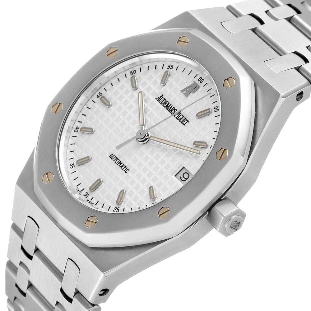 

Audemars Piguet White Stainless Steel Royal Oak 14790ST Men's Wristwatch 36 MM