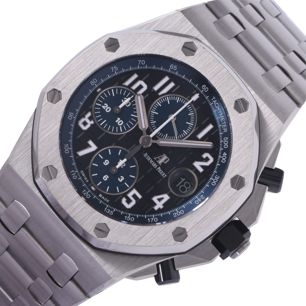 

Audemars Piguet Blue Stainless Steel Royal Oak Offshore Chrono 26470ST.OO.A028CR.01 Automatic Men's Wristwatch 42 MM