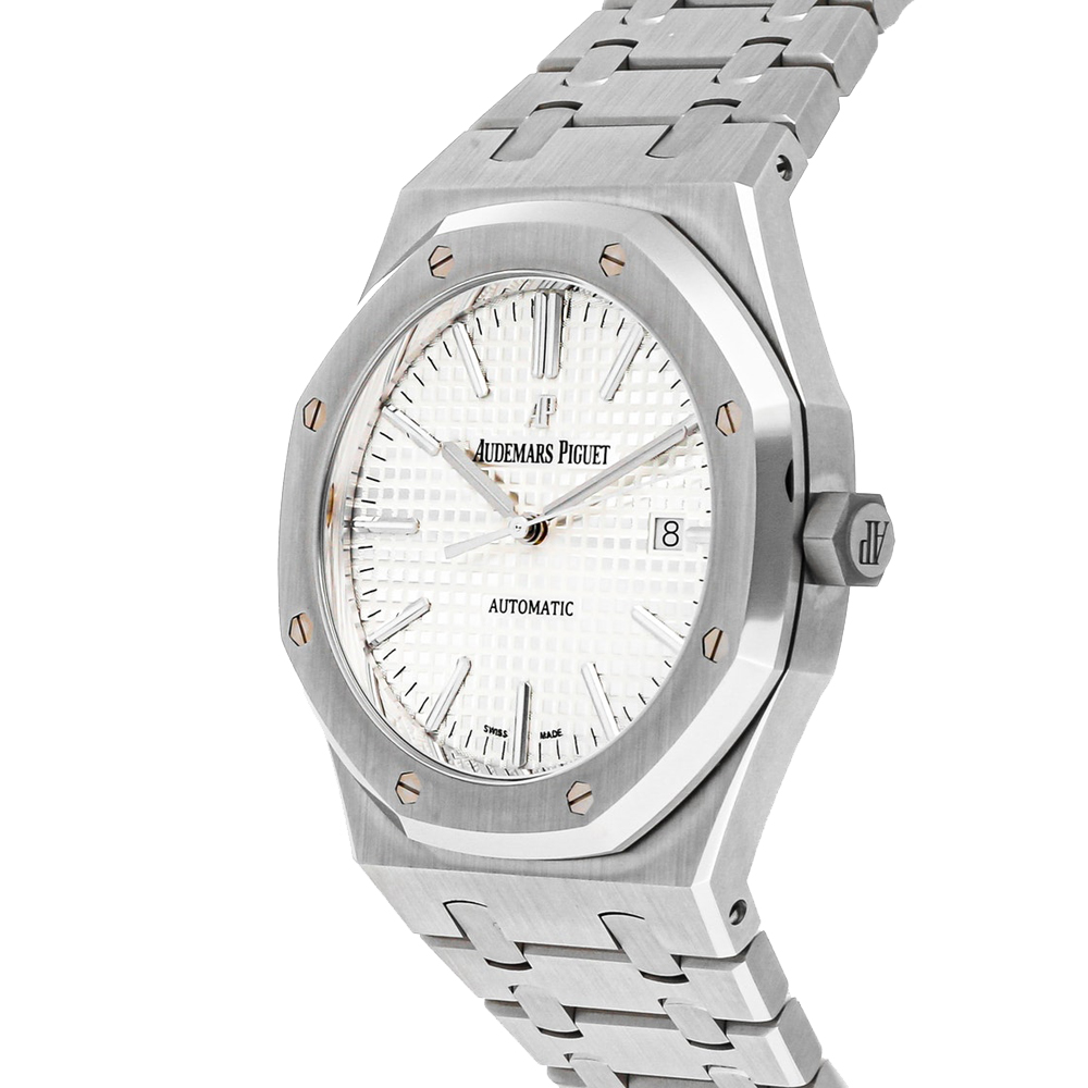 

Audemars Piguet Silver Stainless Steel Royal Oak 15400ST.OO.1220ST.02 Men's Wristwatch 41 MM