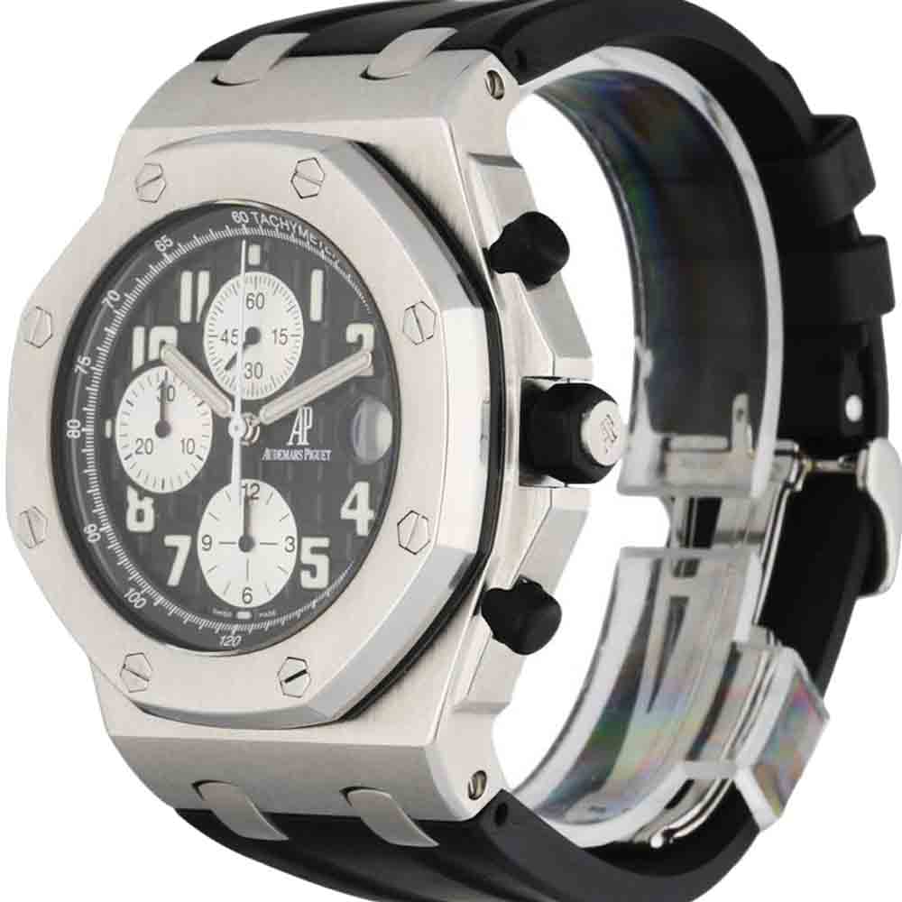 

Audemars Piguet Black Stainless Steel Royal Offshore 25940SK Men's Wristwatch 42 MM