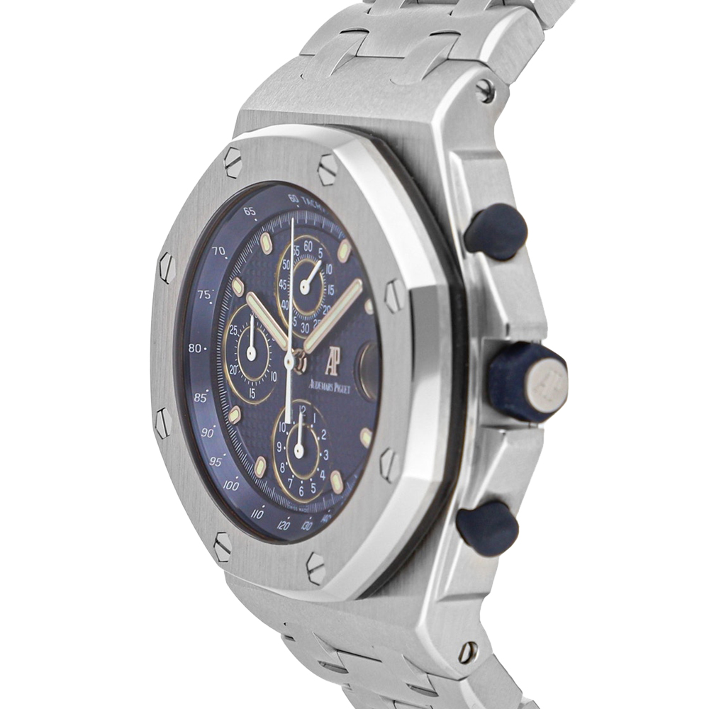 

Audemars Piguet Blue Stainless Steel Royal Oak Offshore Chronograph 25721ST.OO.1000ST.01 Men's Wristwatch 42 MM