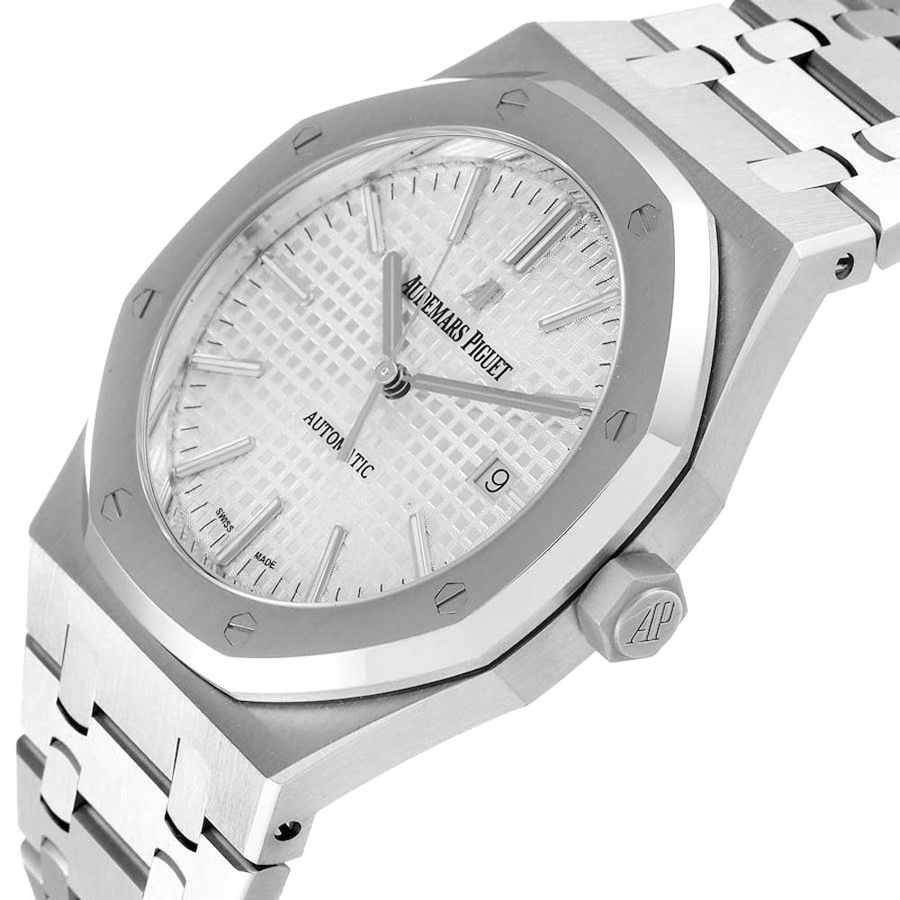 

Audemars Piguet White Stainless Steel Royal Oak 15400ST Men's Wristwatch 41 MM