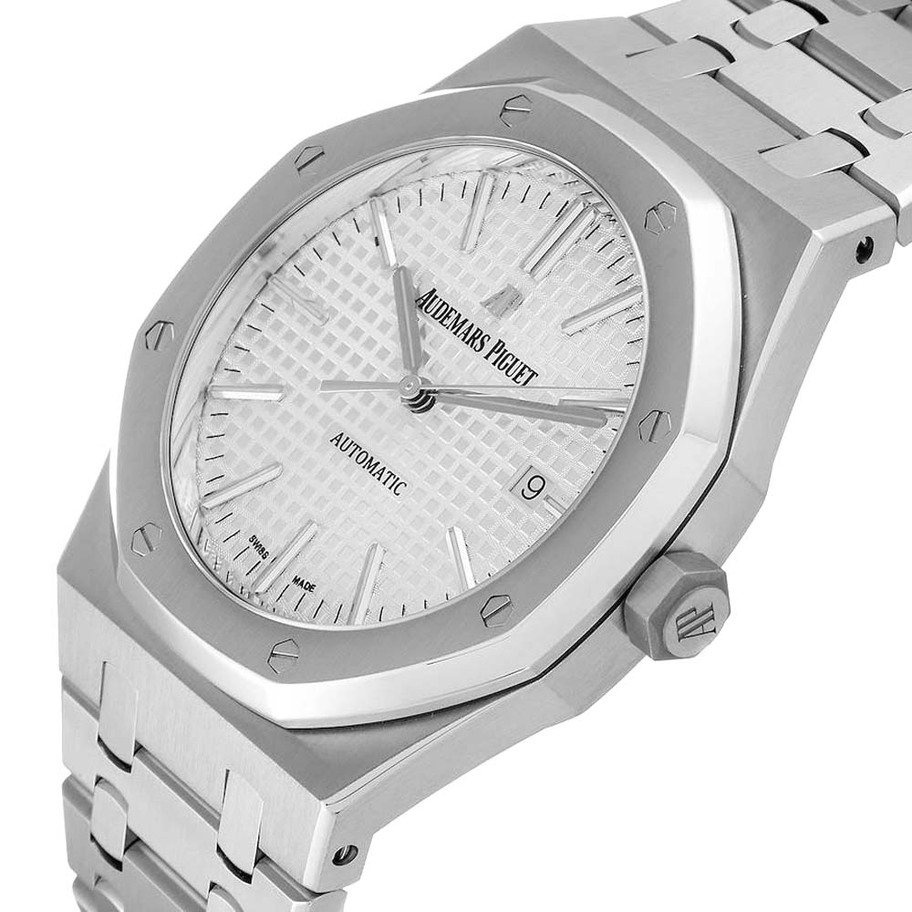 

Audemars Piguet White Stainless Steel Royal Oak 15400ST Men's Wristwatch 41 MM