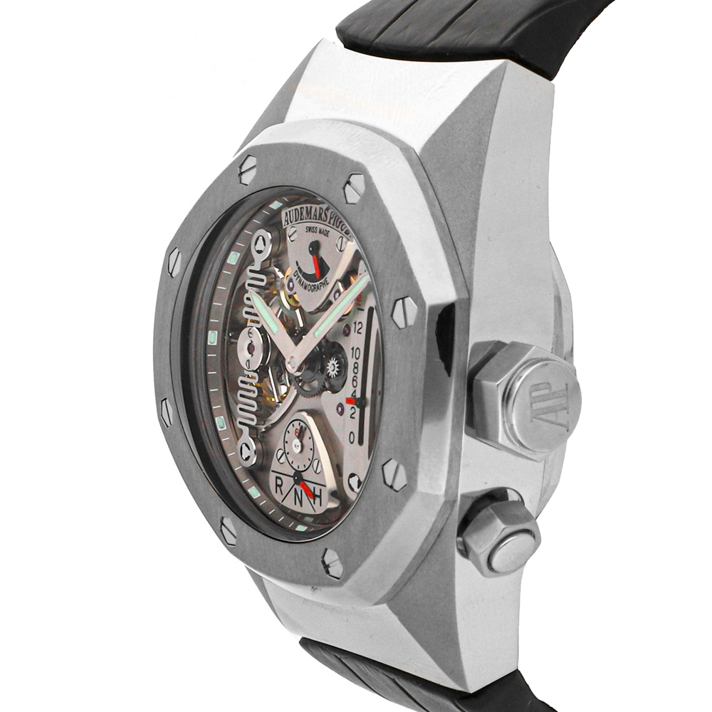 

Audemars Piguet Grey Aluminum Concept Watch 1 Royal Oak Tourbillon 25980AI.OO.D003SU.01 Men's Wristwatch 44 MM