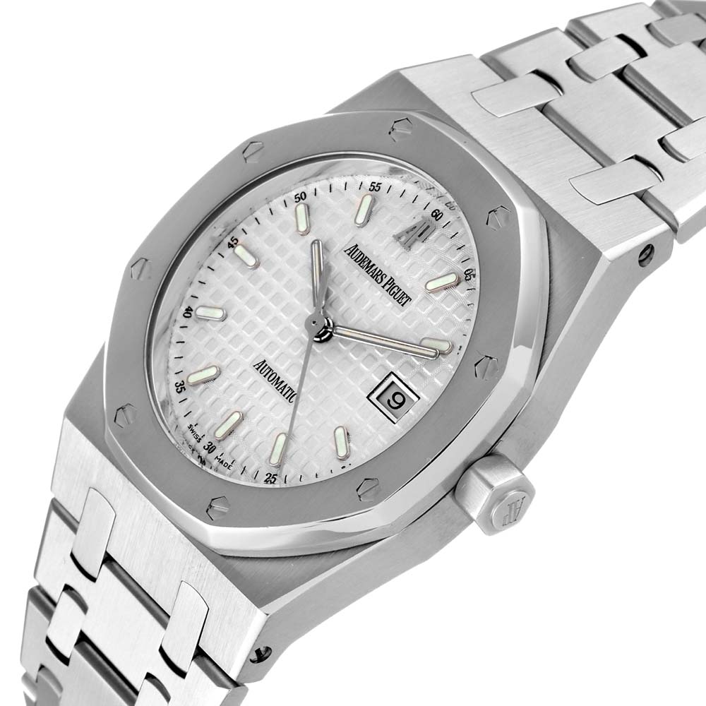 

Audemars Piguet Silver Stainless Steel Royal Oak 15000ST Men's Wristwatch 33 MM