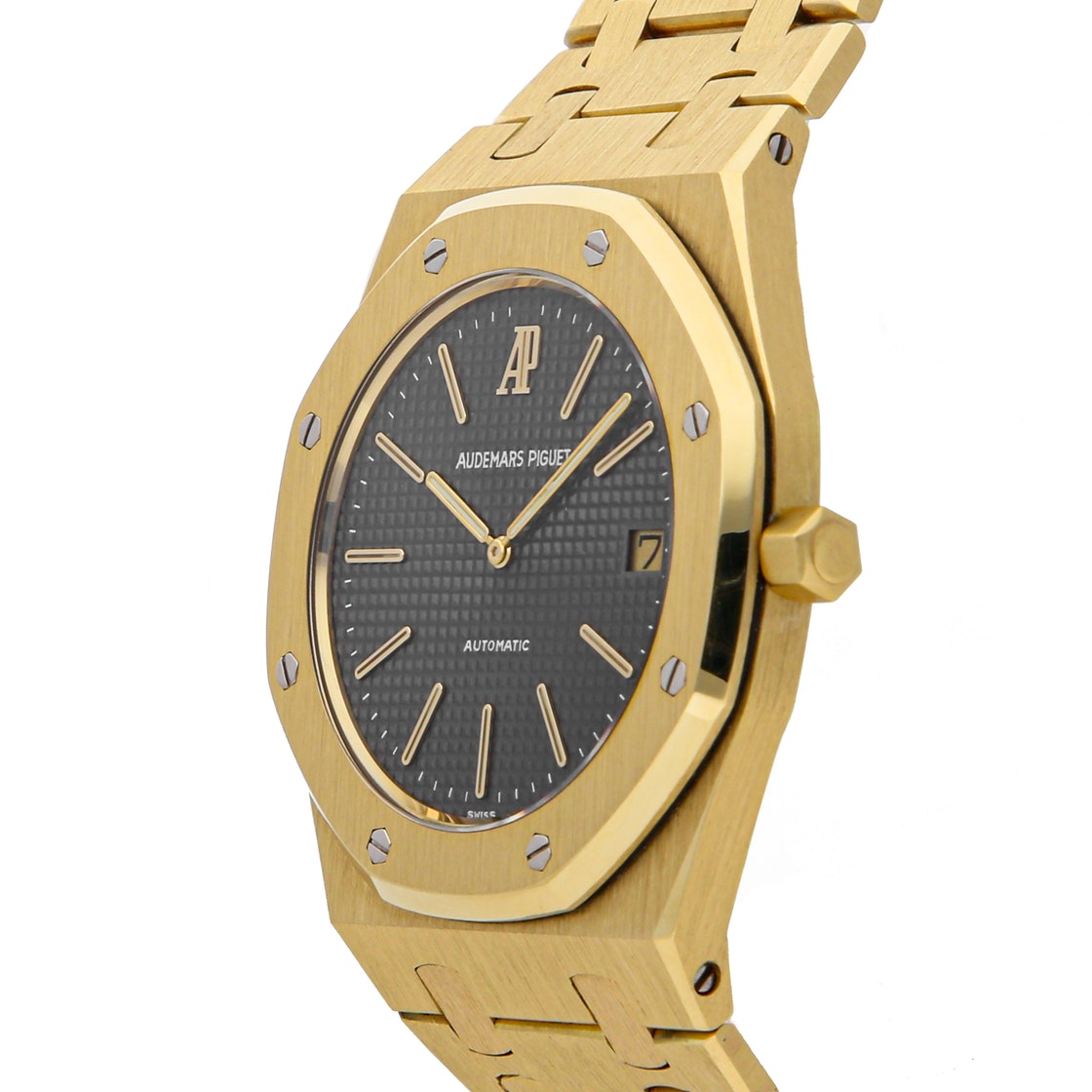 

Audemars Piguet Black 18K Yellow Gold Royal Oak 5402BA Men's Wristwatch 39 MM