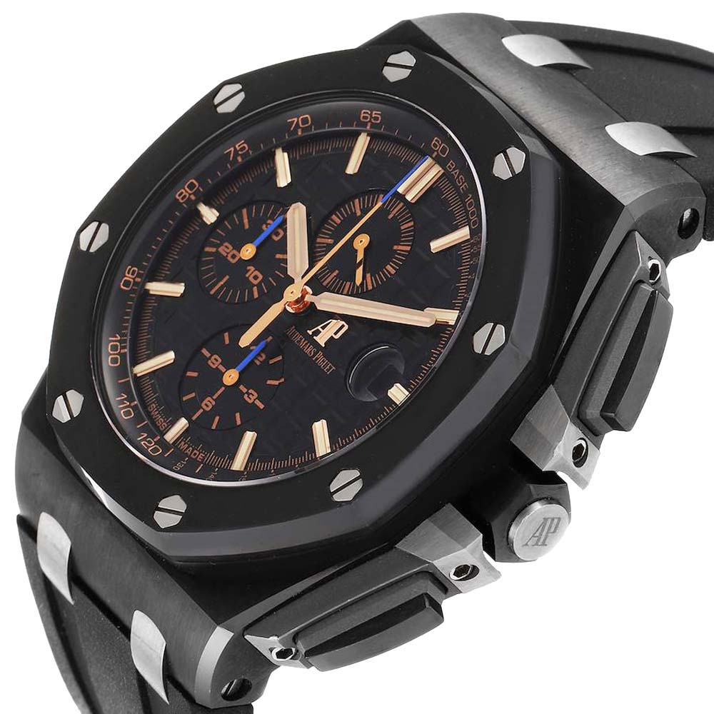 

Audemars Piguet Black Ceramic Royal Oak Offshore Chronograph 26405CE Men's Wristwatch 44 MM