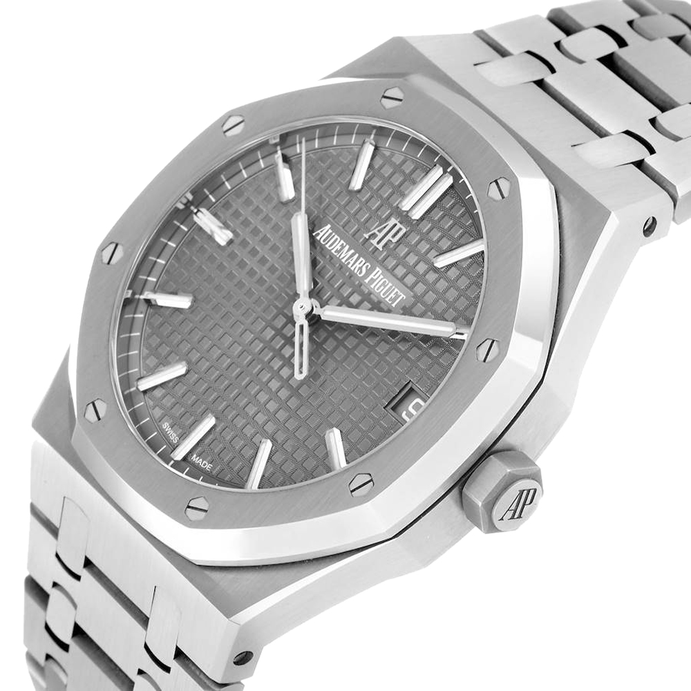 

Audemars Piguet Black Stainless Steel Royal Oak 15500ST Men's Wristwatch 41 MM