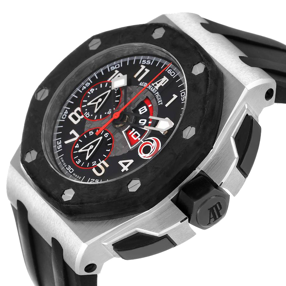 

Audemars Piguet Black Alinghi LE Platinum Royal Oak Offshore 26062PT Men's Wristwatch 44 MM