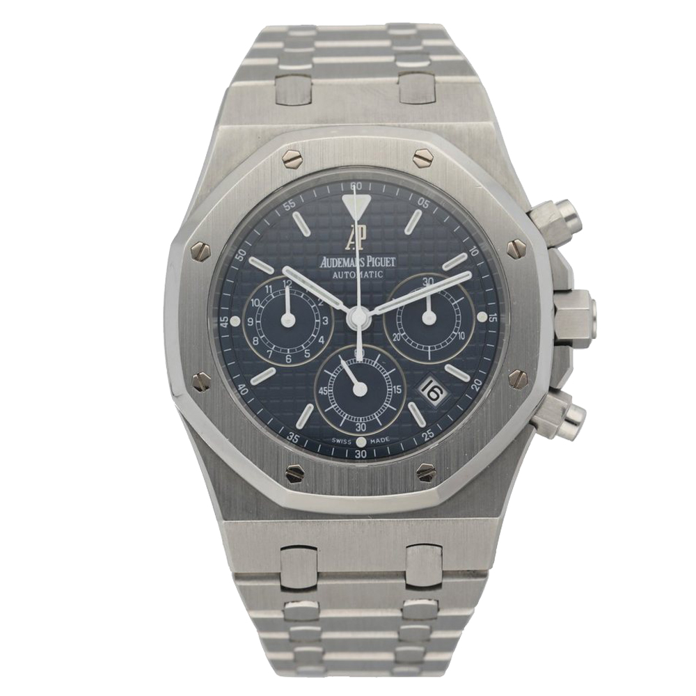 

Audemars Piguet Blue Stainless Steel Royal Oak 25860ST Men's Wristwatch 39 MM