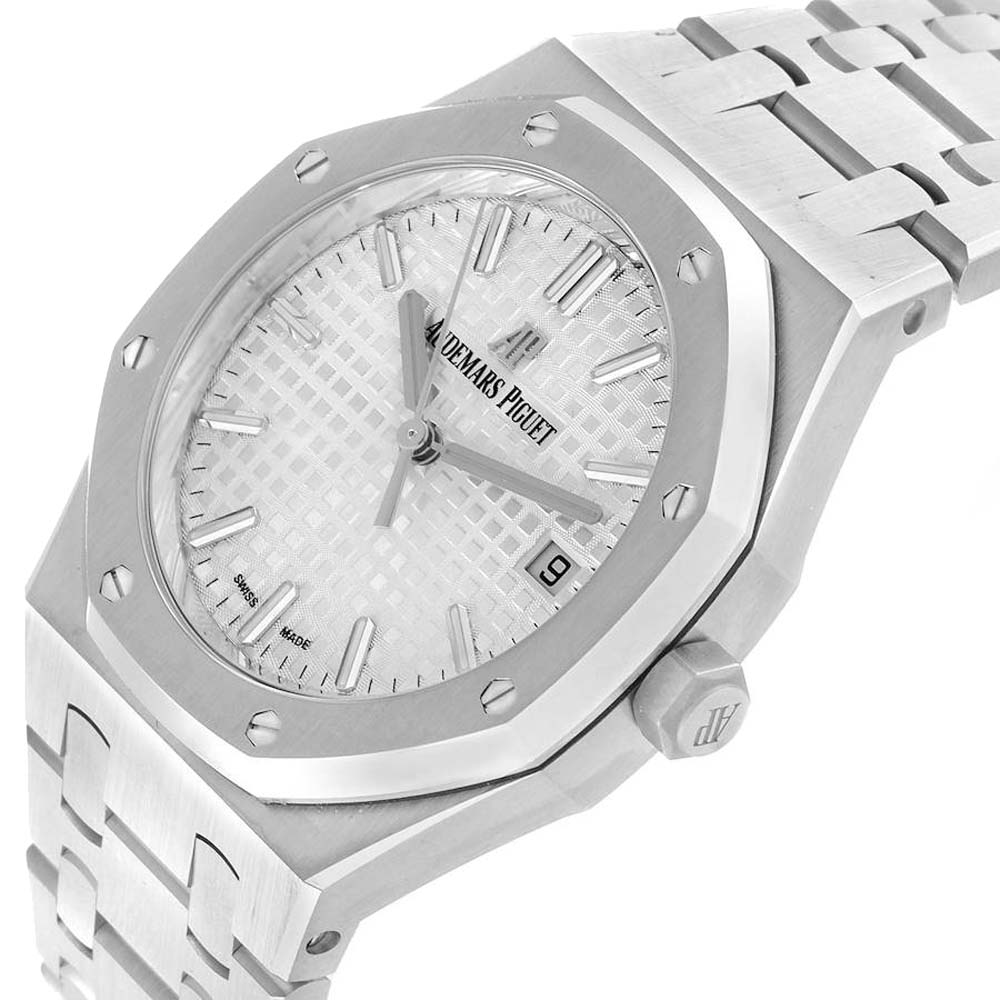 

Audemars Piguet Silver Stainless Steel Royal Oak 77350ST Men's Wristwatch 34 MM