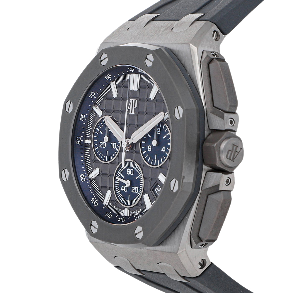 

Audemars Piguet Grey Titanium Royal Oak Offshore Chronograph 26420IO.OO.A009CA.01 Men's Wristwatch 43 MM