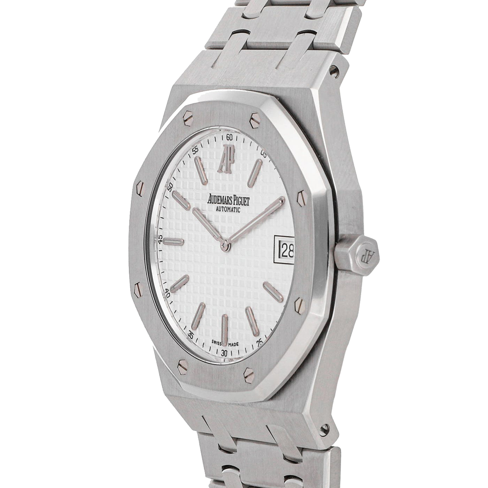 

Audemars Piguet Silver Stainless Steel Royal Oak 15202ST.OO.0944ST.01 Men's Wristwatch 39 MM