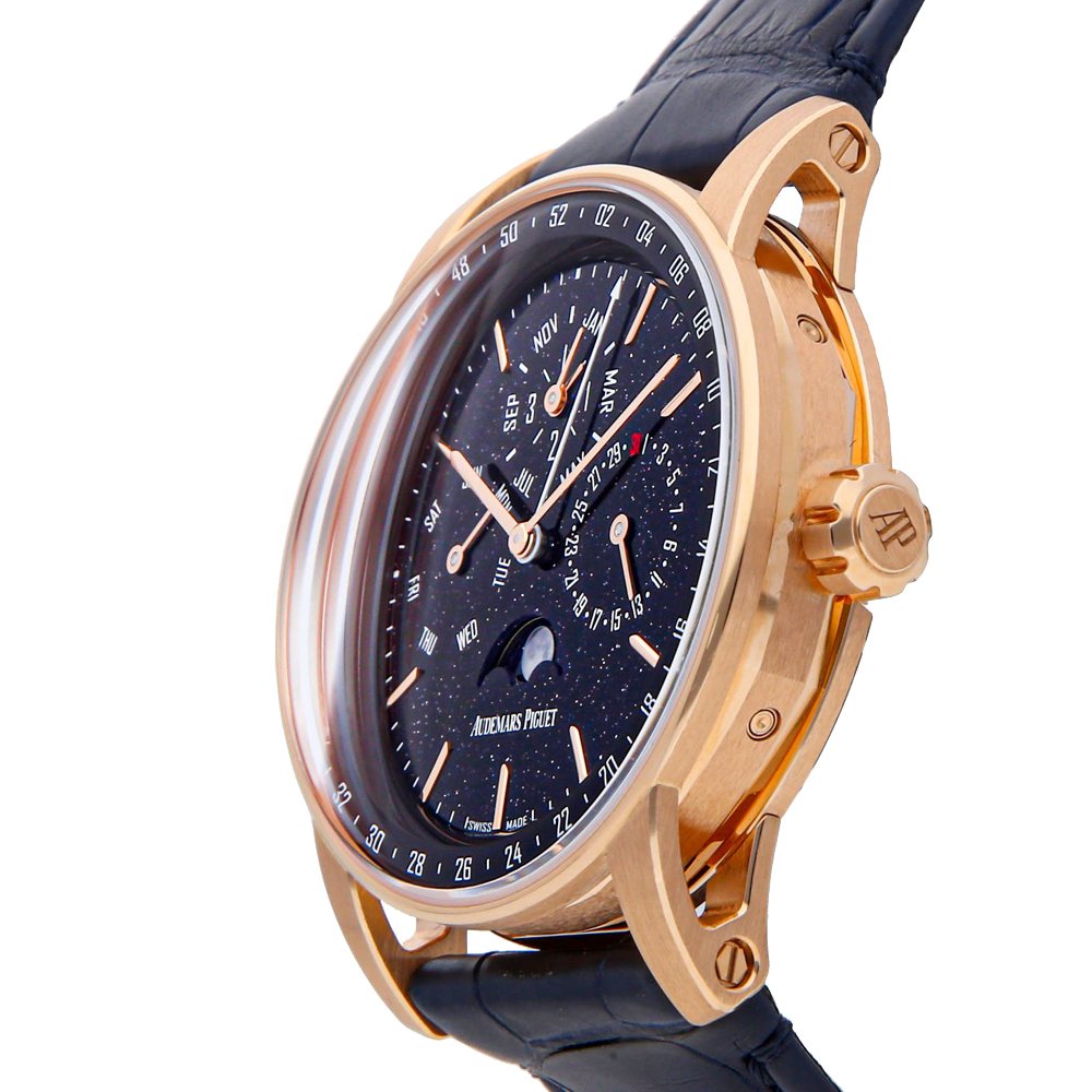 

Audemars Piguet Black 18K Rose Gold Code 11.59 Perpetual Calendar 26394OR.OO.D321CR.01 Men's Wristwatch 41 MM